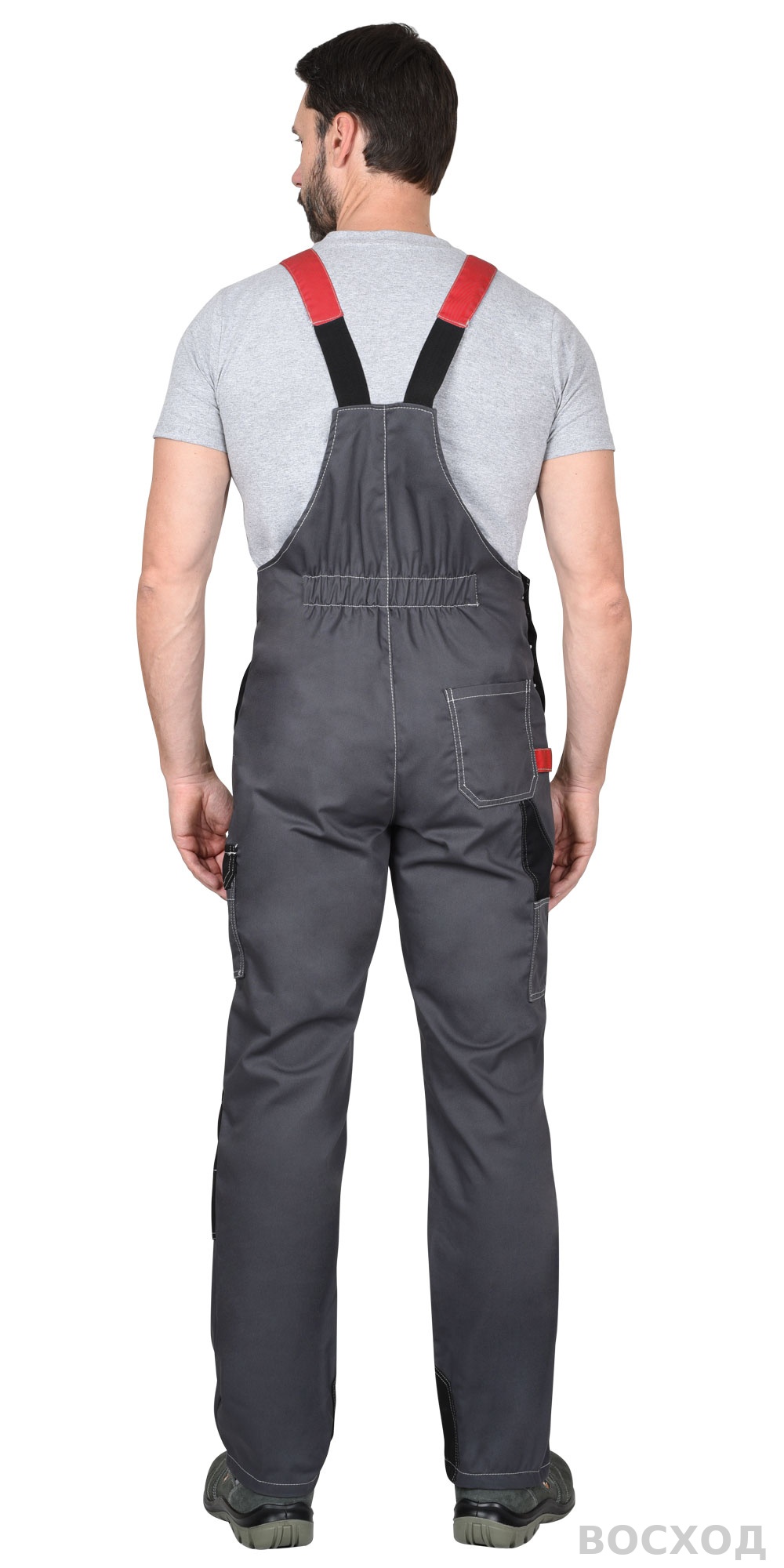 Полукомбинезон СИРИУС-ФАВОРИТ-МЕГА с красным, черным и СОП