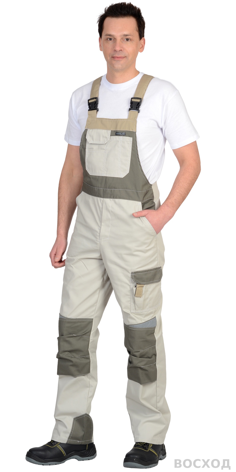 Полукомбинезон СИРИУС-КАСПИЙ с оливой, песочным и СОП