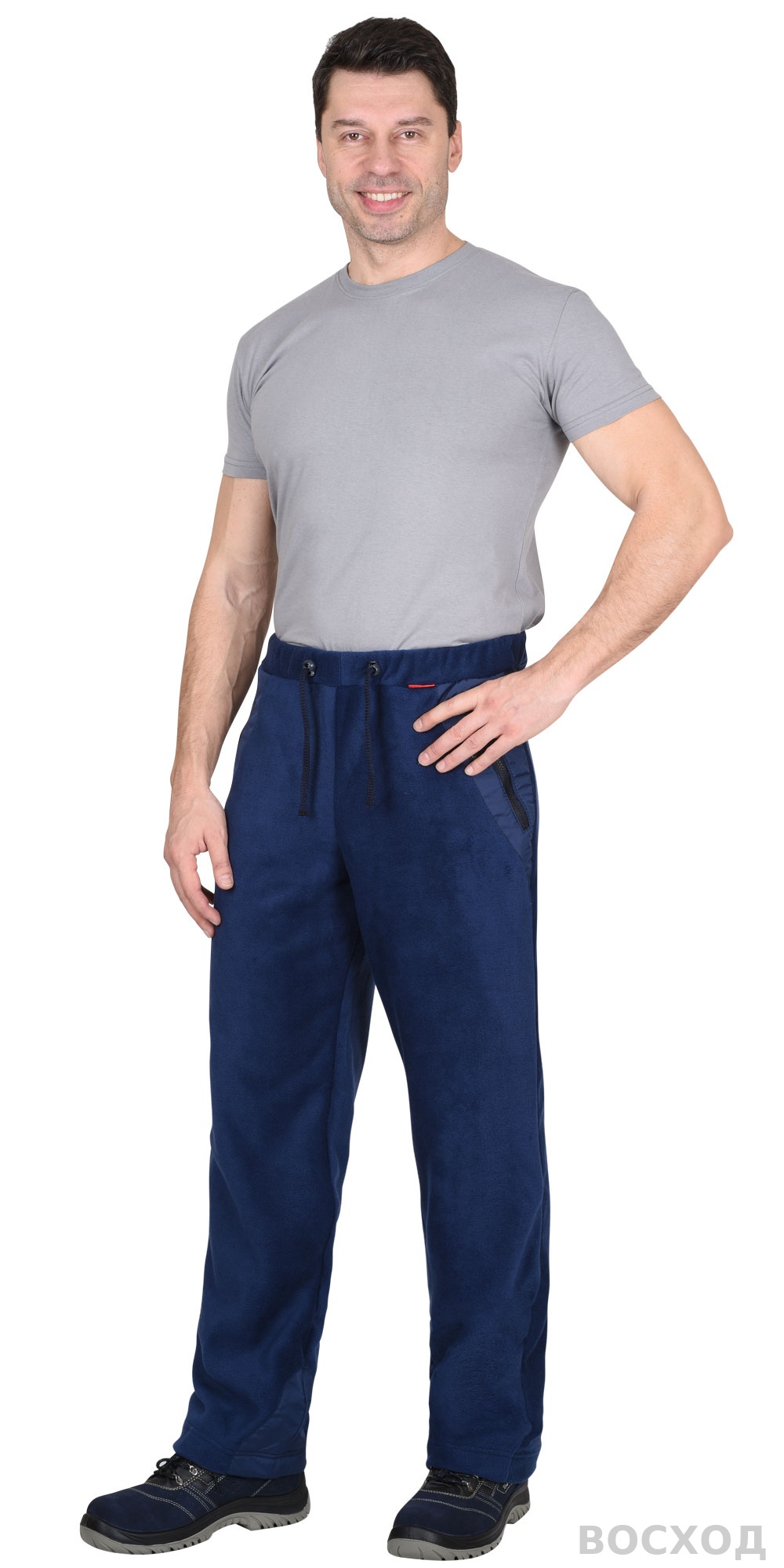 Брюки флисовые СИРИУС-АКТИВ темно- пл 280 г/кв.м