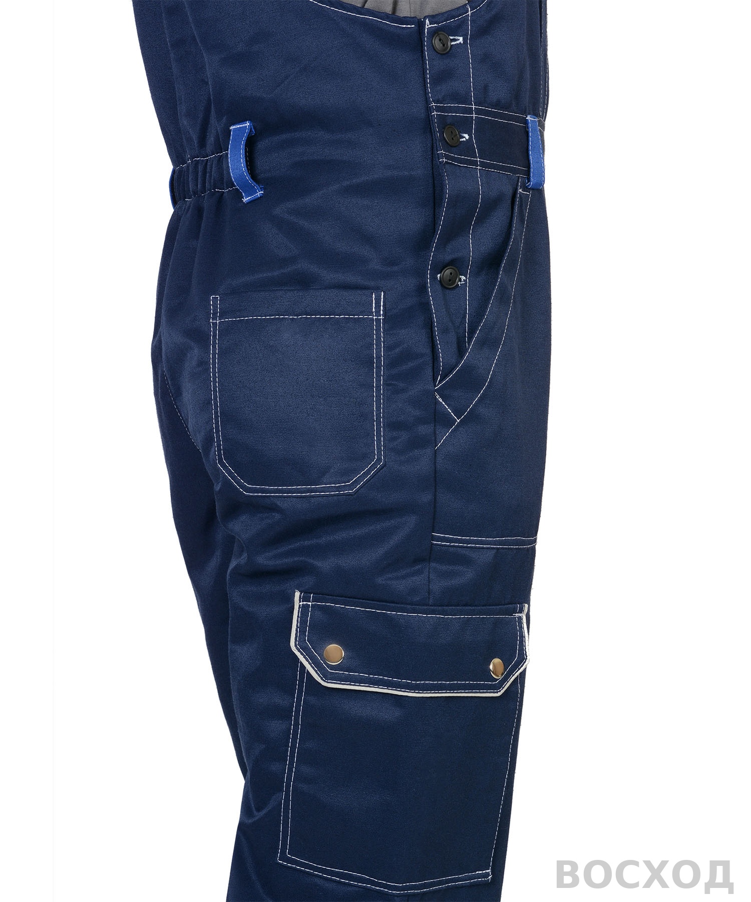 Костюм СИРИУС-ЛИДЕР куртка, п/к т. с васильком и молочным, СОП