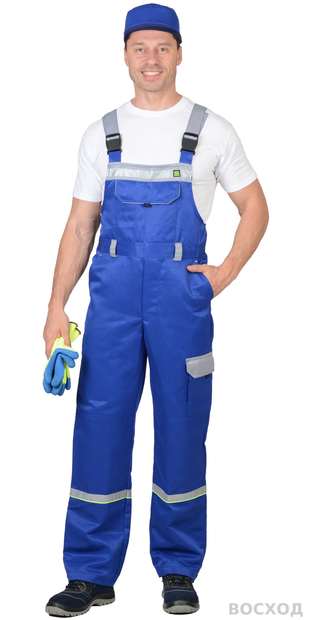 Костюм СИРИУС-ПРАКТИК куртка, п/к со св.серым