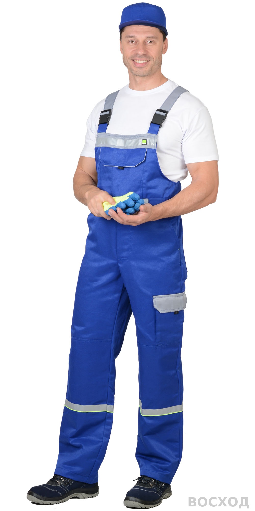 Костюм СИРИУС-ПРАКТИК куртка, п/к со св.серым