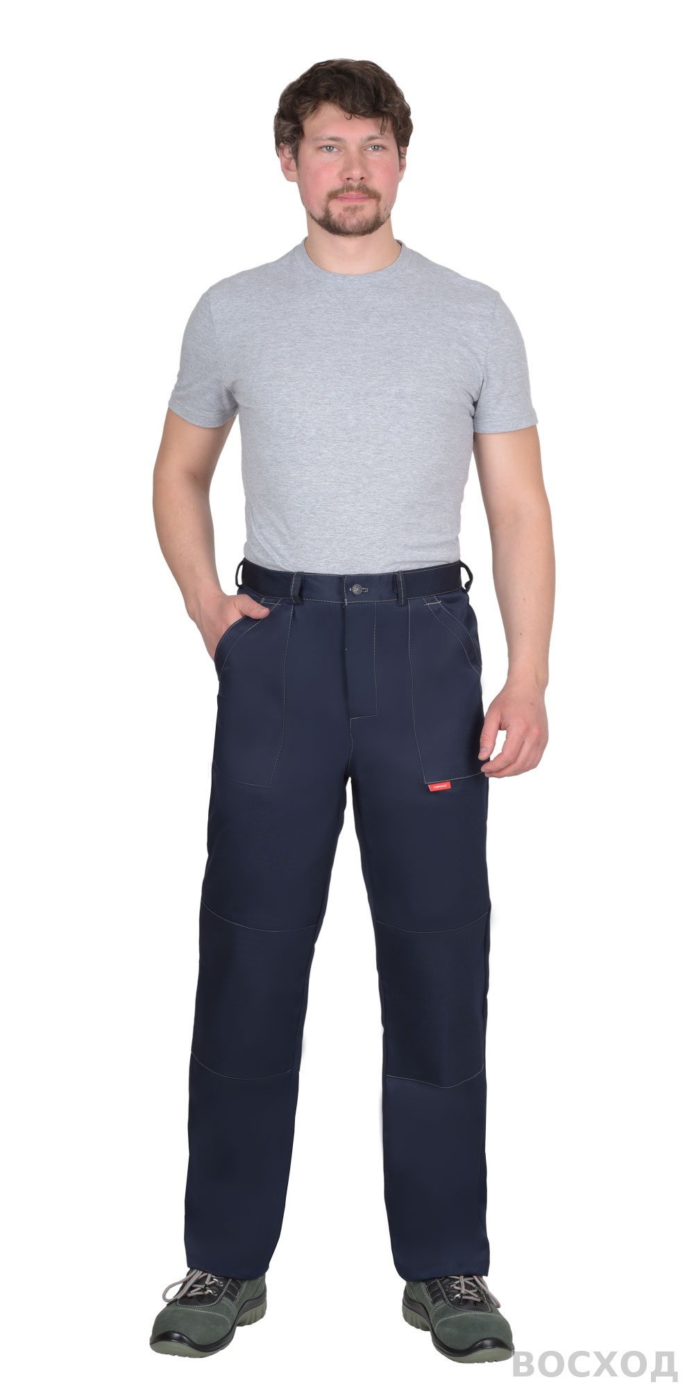 Костюм СИРИУС-СТАНДАРТ куртка, брюки т. с васильковым СОП 50 мм