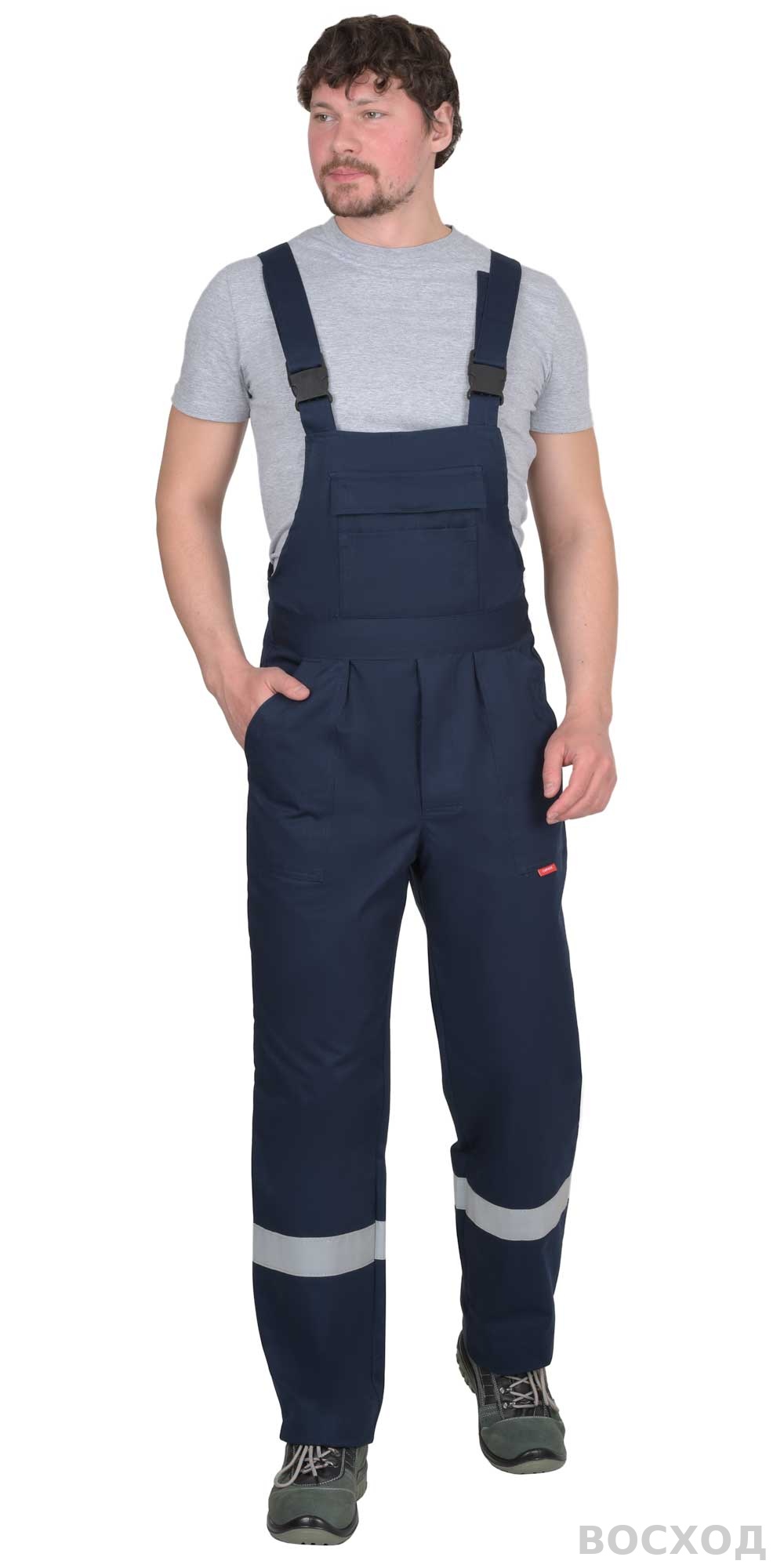 Костюм СИРИУС-СУРГУТ-РОСС куртка, п/к, антистат. МВО, с васильковым и СОП