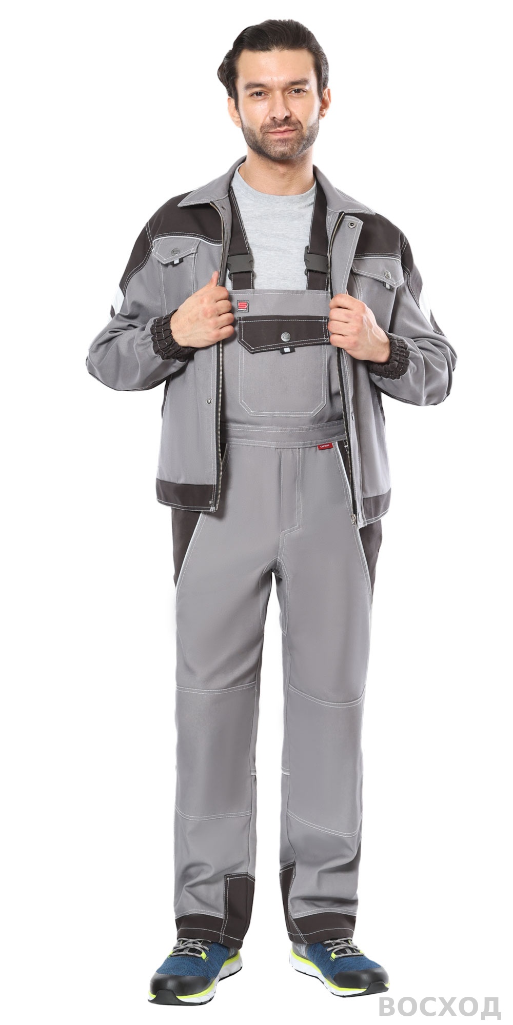 Костюм СИРИУС-ПЕКИН куртка кор., п/к с черным пл. 280 г/кв.м