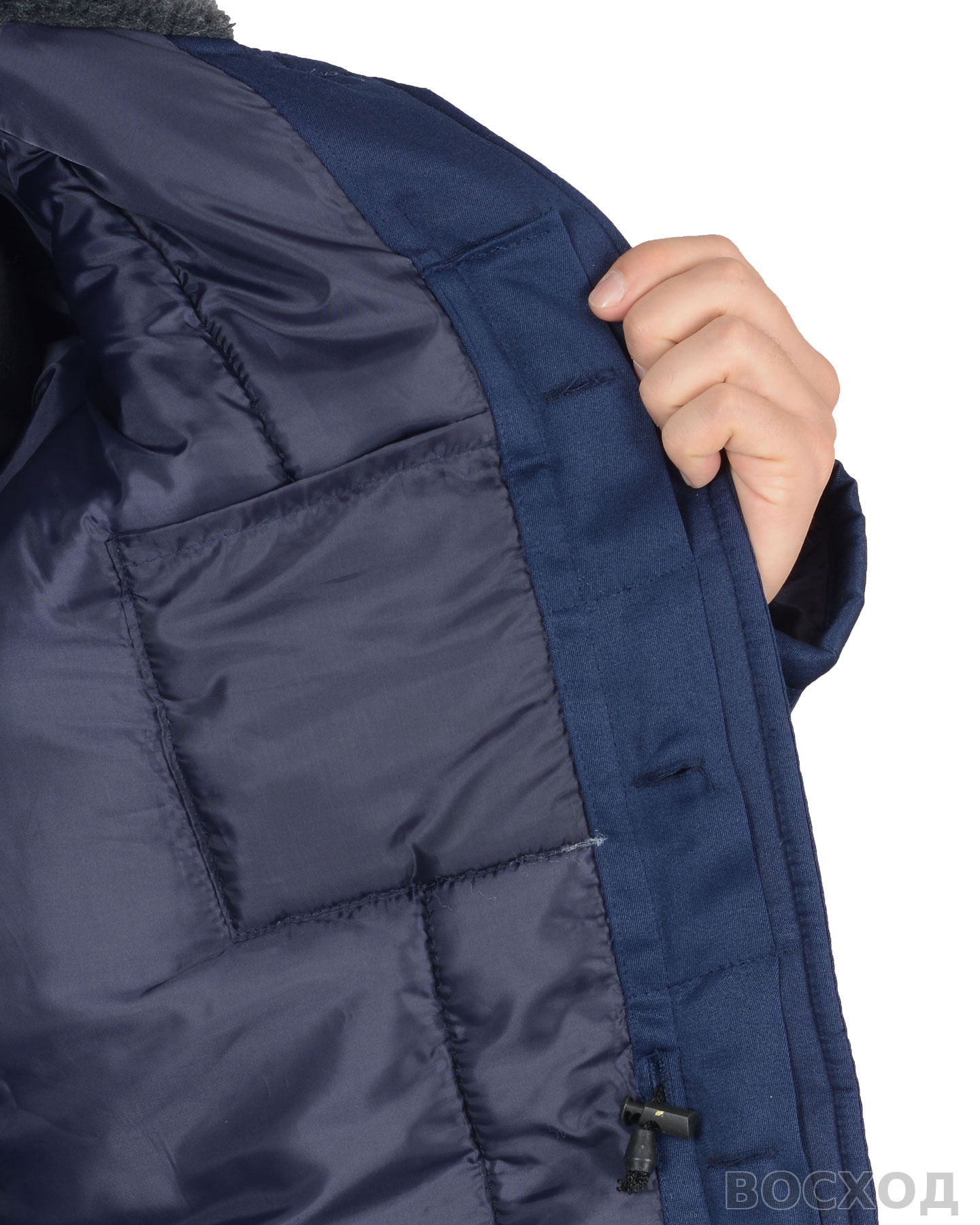 Костюм СИРИУС-БРИГАДИР куртка, полукомбинезон, с васильковым и СОП