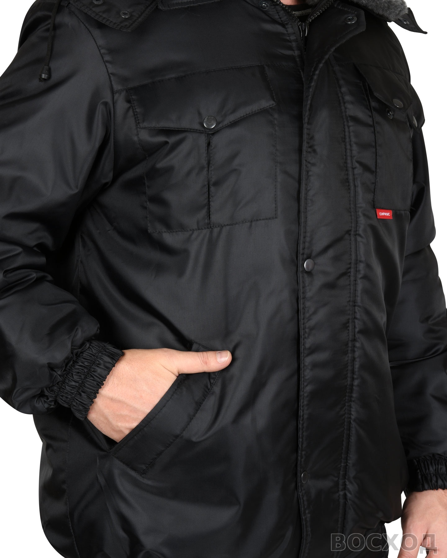 Костюм СИРИУС-ПОЛЮС куртка, брюки черный