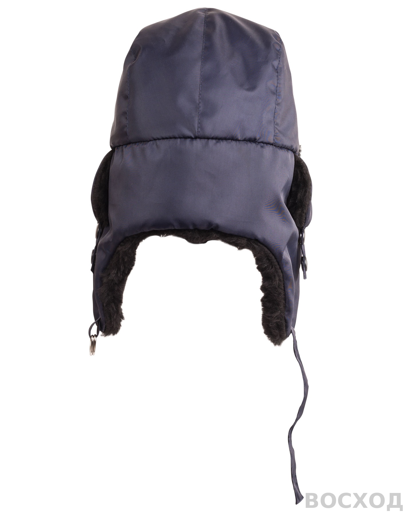 Шапка-ушанка СИРИУС-ЕВРО плюс т.синяя (тк. Оксфорд)