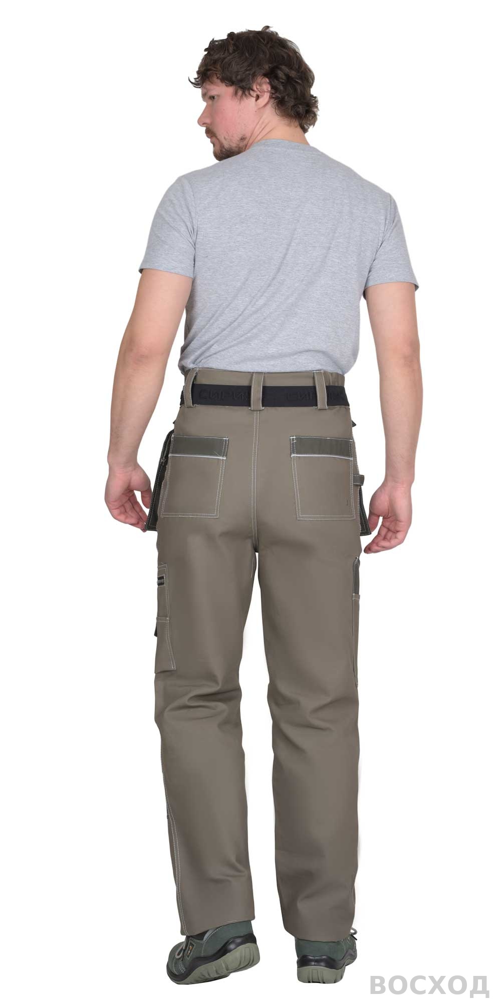 Костюм СИРИУС-ТОКИО куртка, брюки т. песочный с хаки 100%х/б пл. 265 г/кв.м