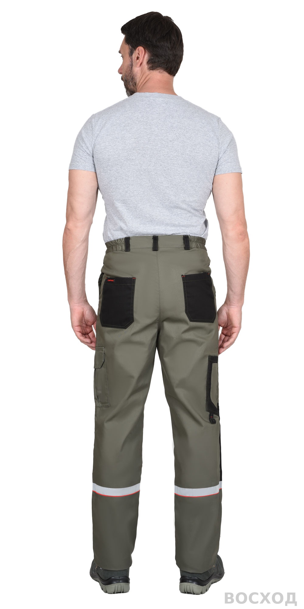 Костюм СИРИУС-СТАН куртка, брюки с черной и красной отделкой