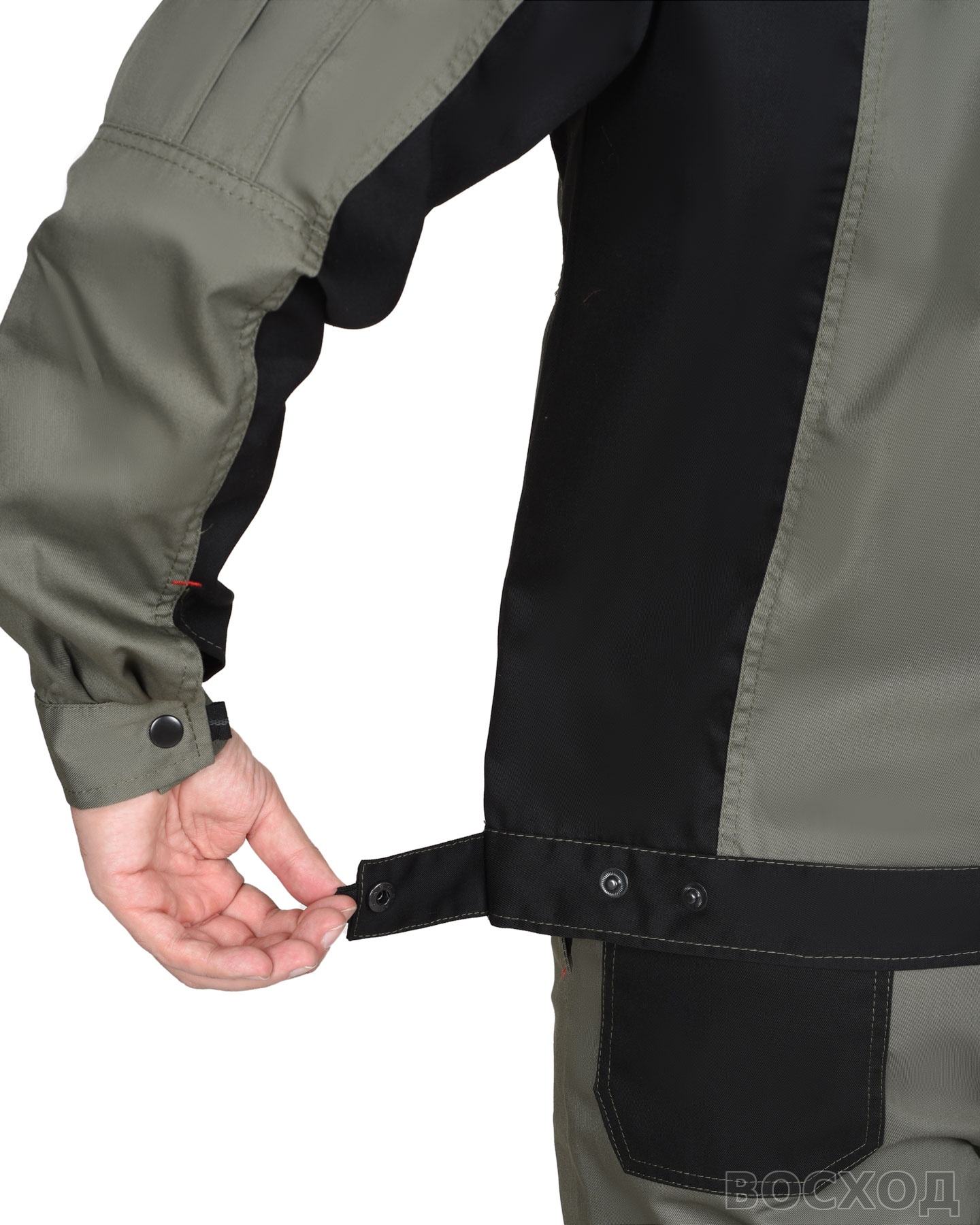 Костюм СИРИУС-СТАН куртка, брюки с черной и красной отделкой