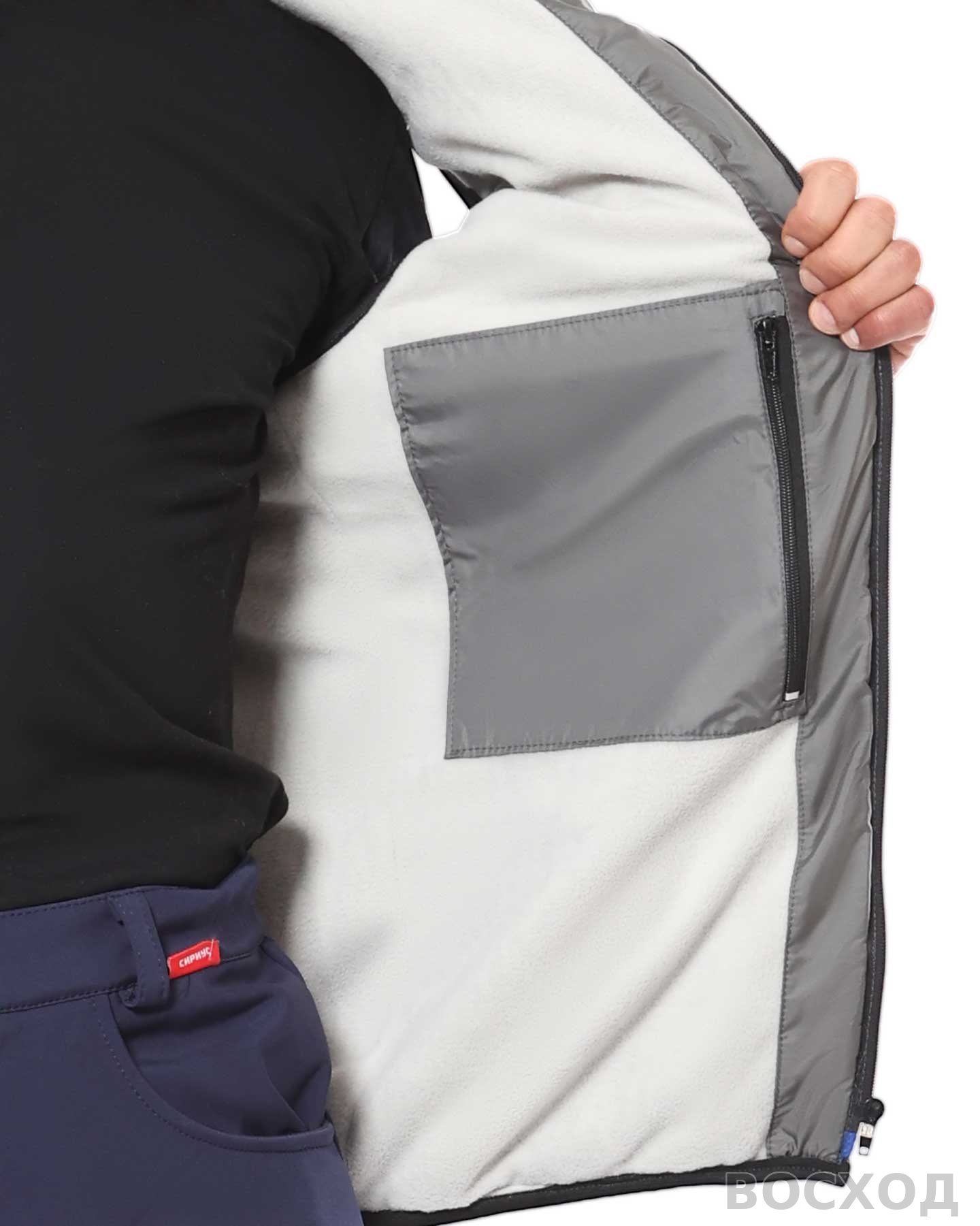 Жилет СИРИУС-ДРАЙВ (на подкладке флис) с васильковым