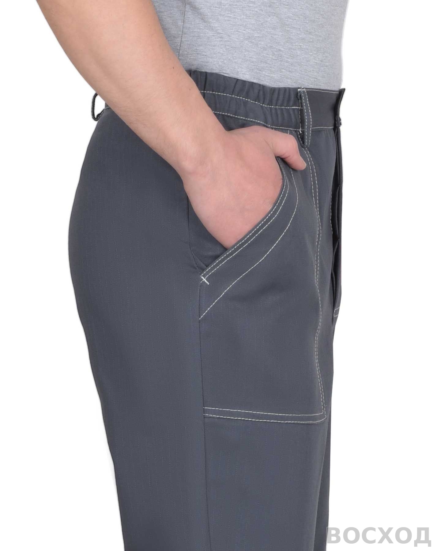 Костюм СИРИУС-САМОТЛОР-РОСС куртка, брюки с вас, 80% х/б, 20% п/э, антист. нить 250 г/кв.