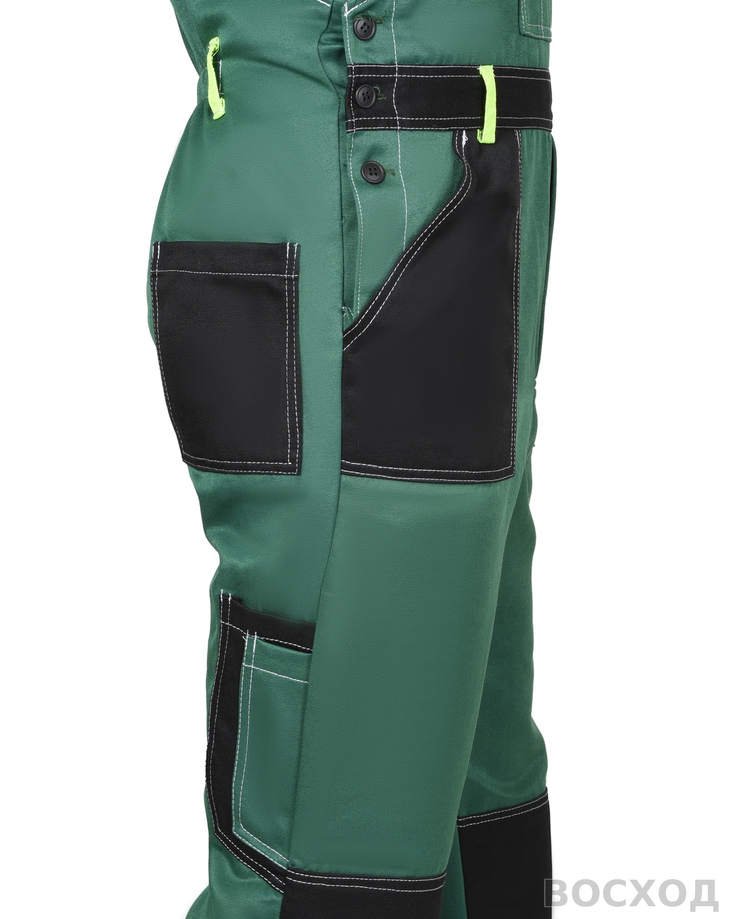 Костюм СИРИУС-ПОЛИНОМ муж., кур. кор., п/к. с черным и св.серым и СОП 50мм