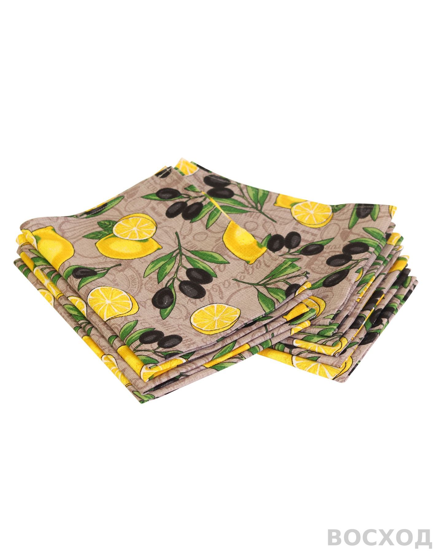 Полотенце вафельное (45х60) с рисунком пл. 160 гр/м2