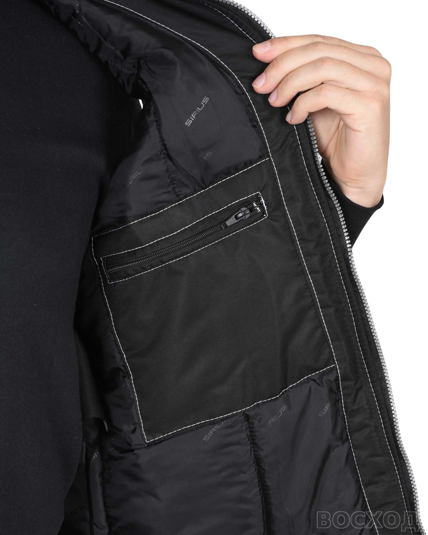 Жилет СИРИУС-АЛЕКС утепленный с капюшоном