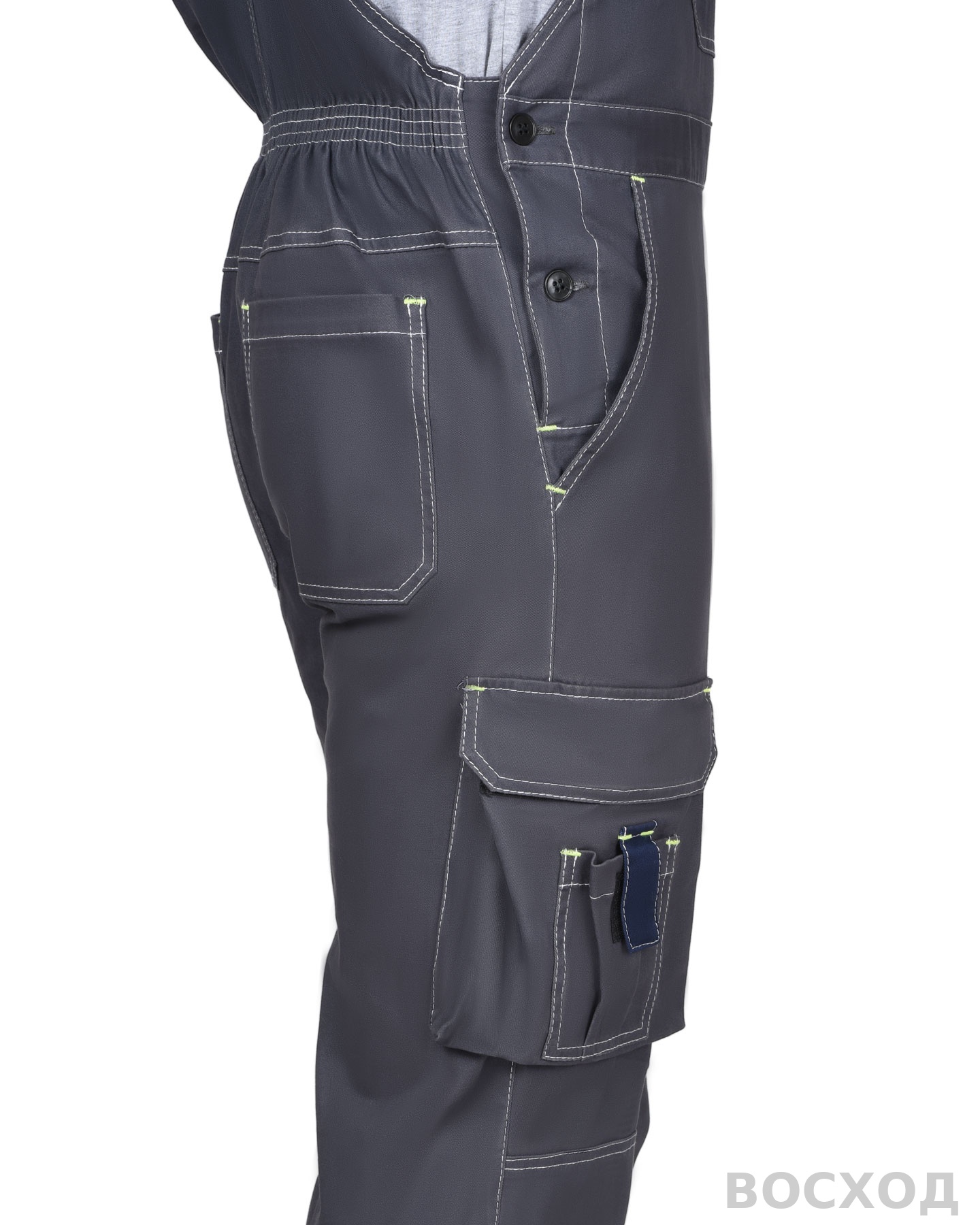 Полукомбинезон СИРИУС-ДЖЕТ т. с синим тк. мех. стрейч с ВО