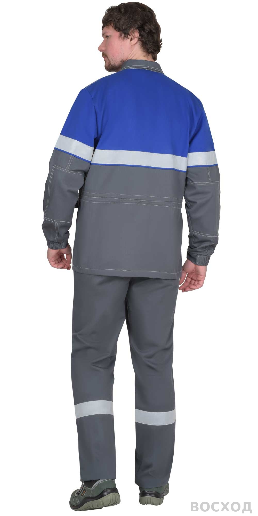 Костюм СИРИУС-САМОТЛОР-РОСС куртка, п/к с вас. 80% х/б 20% п/э антист. нить 250 г/кв.