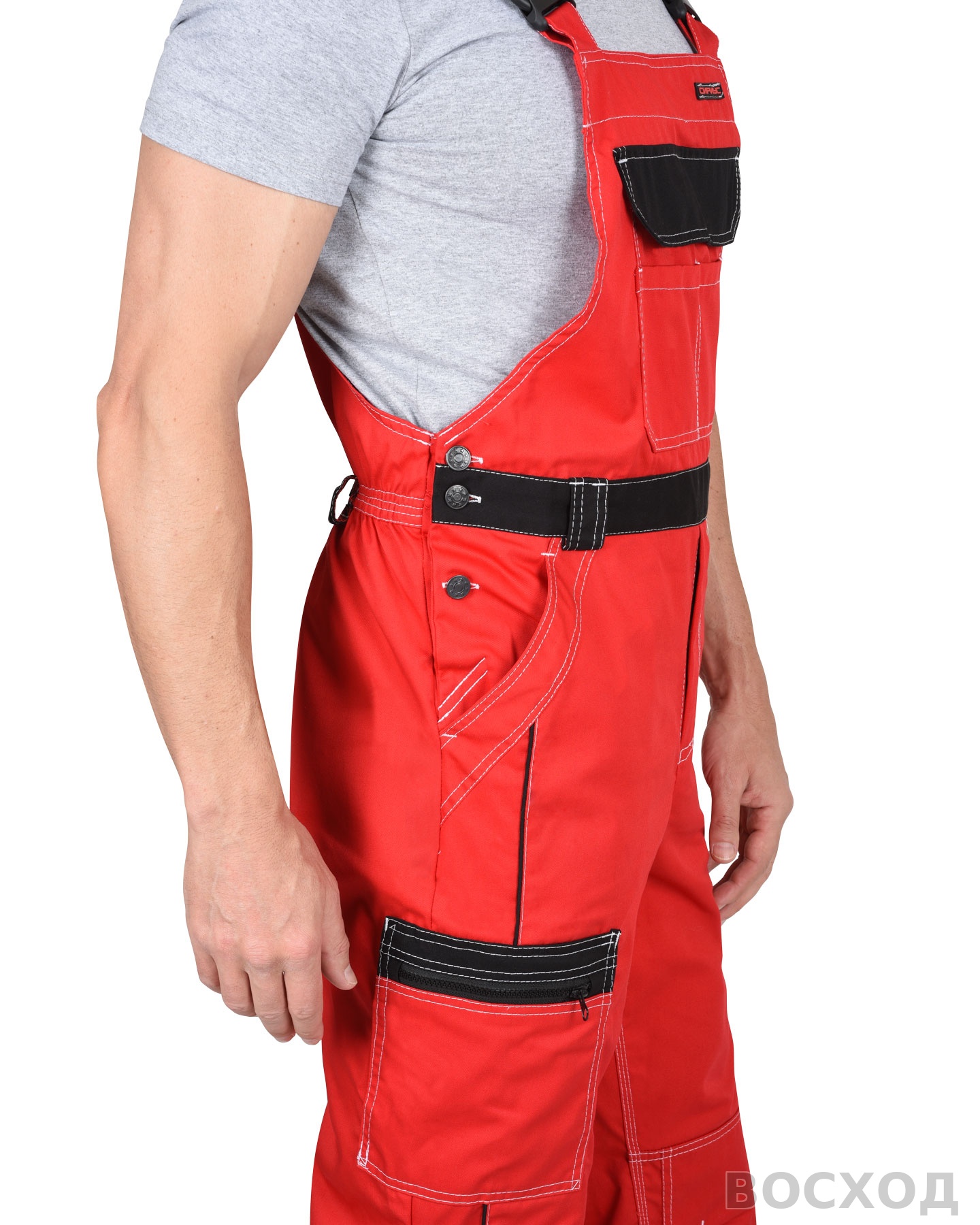 Костюм СИРИУС-ПРЕСТИЖ куртка, полукомбинезон с черным