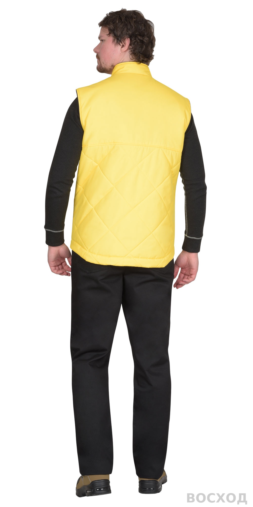 Жилет СИРИУС-ЕВРОПА удлиненный (на подкладке флис синий)