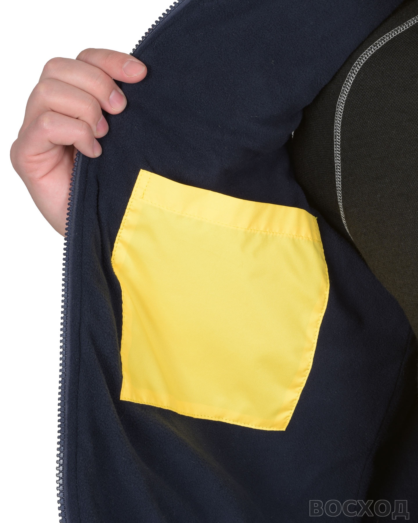 Жилет СИРИУС-ЕВРОПА удлиненный (на подкладке флис синий)