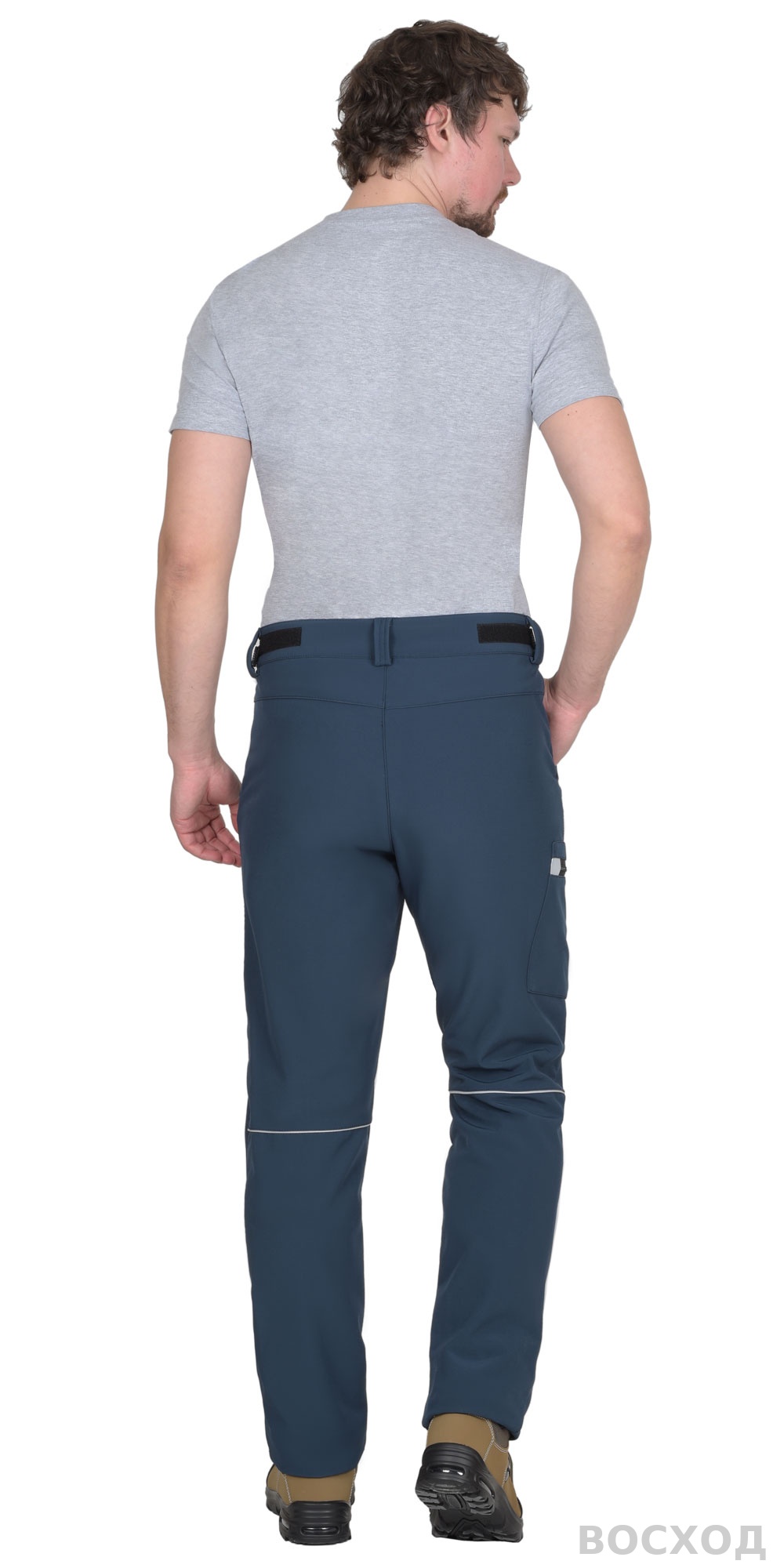 Брюки СИРИУС-СПЕЙС софтшелл синие