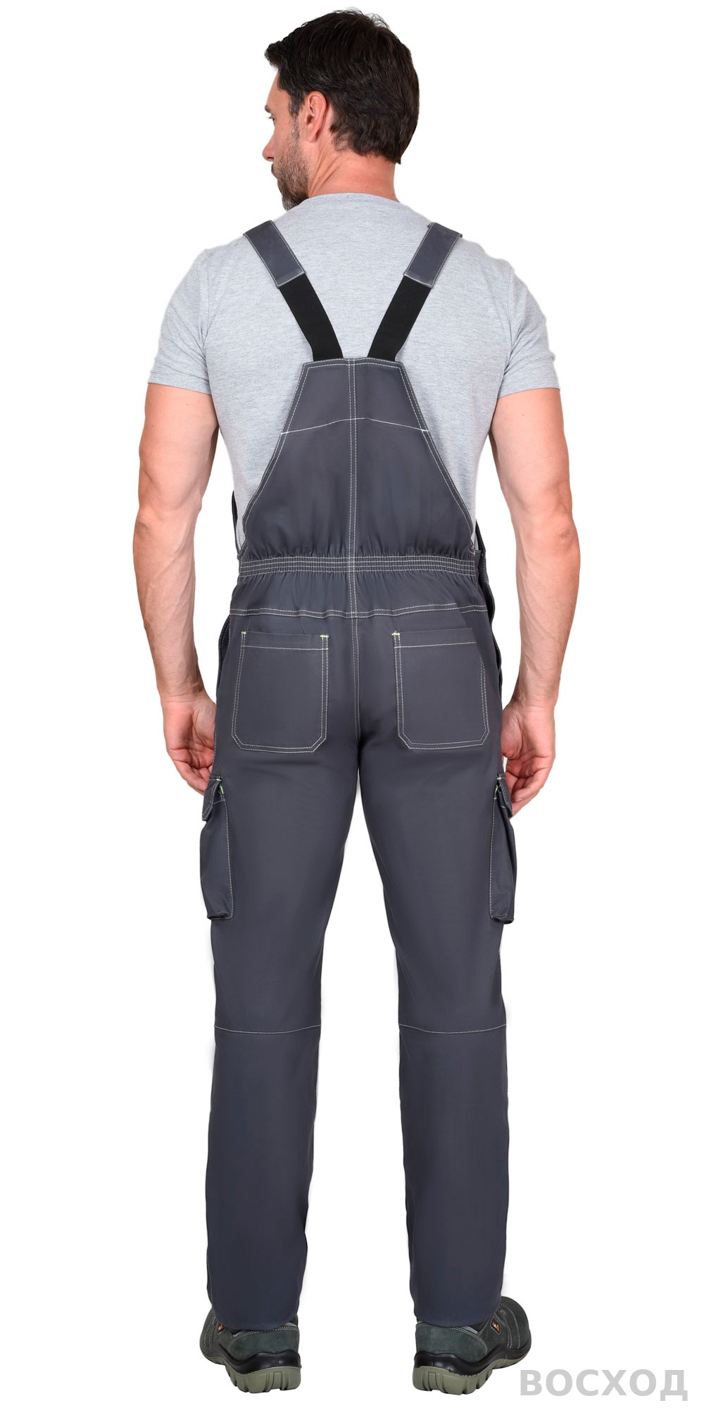 Костюм СИРИУС-ДЖЕТ куртка, полукомбинезон т- с синим тк. мех. стрейч с ВО