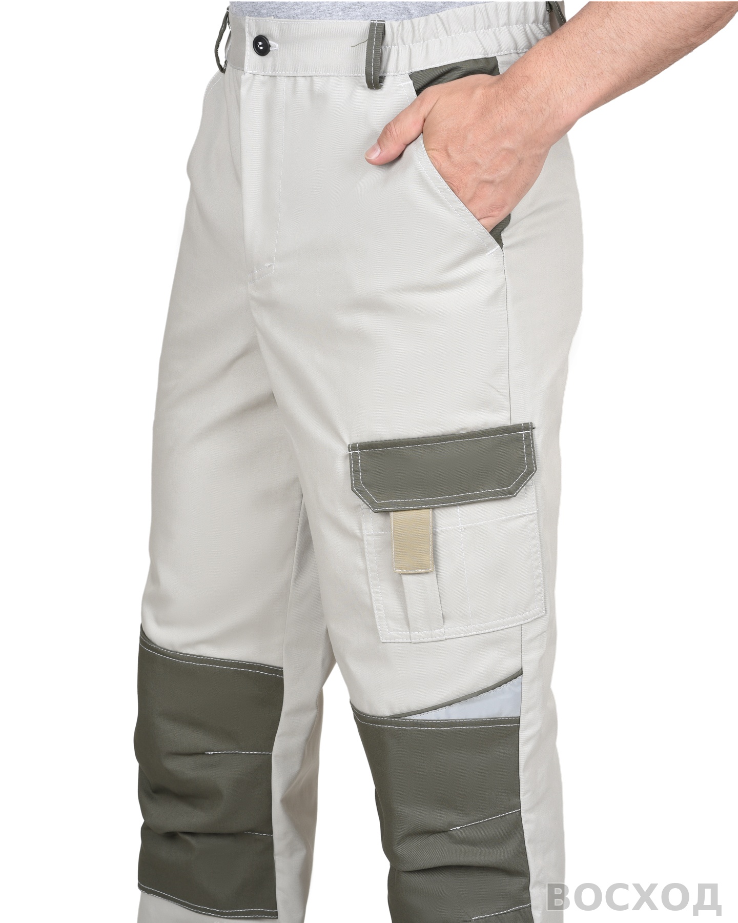 Костюм СИРИУС-КАСПИЙ куртка, брюки, с оливой, песочным и СОП