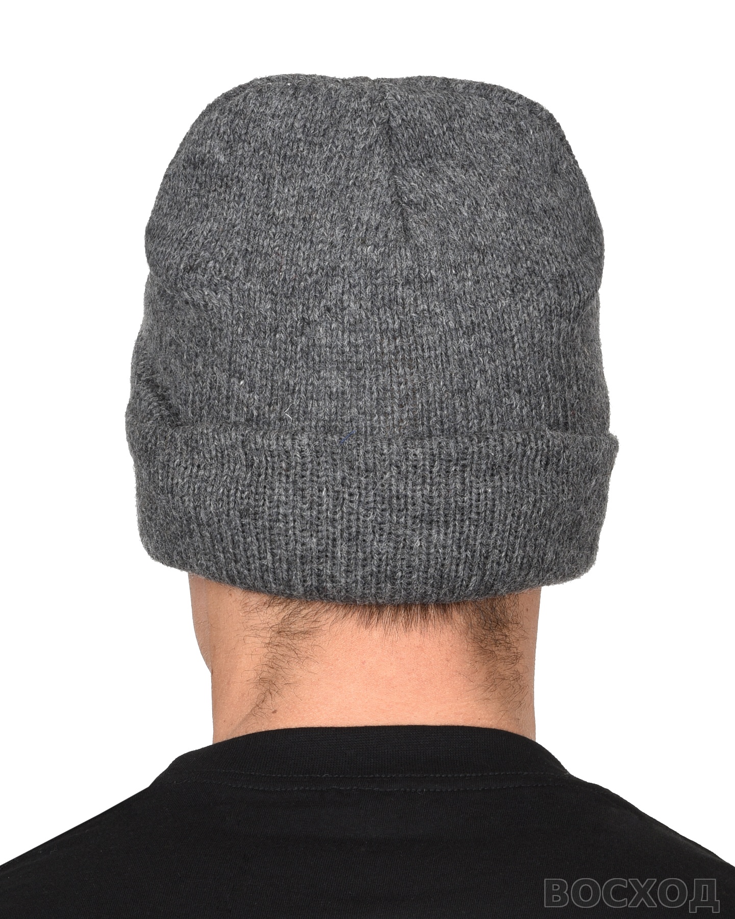Шапка полушерстяная Иней, утеплитель Тинсулейт, цвет серый