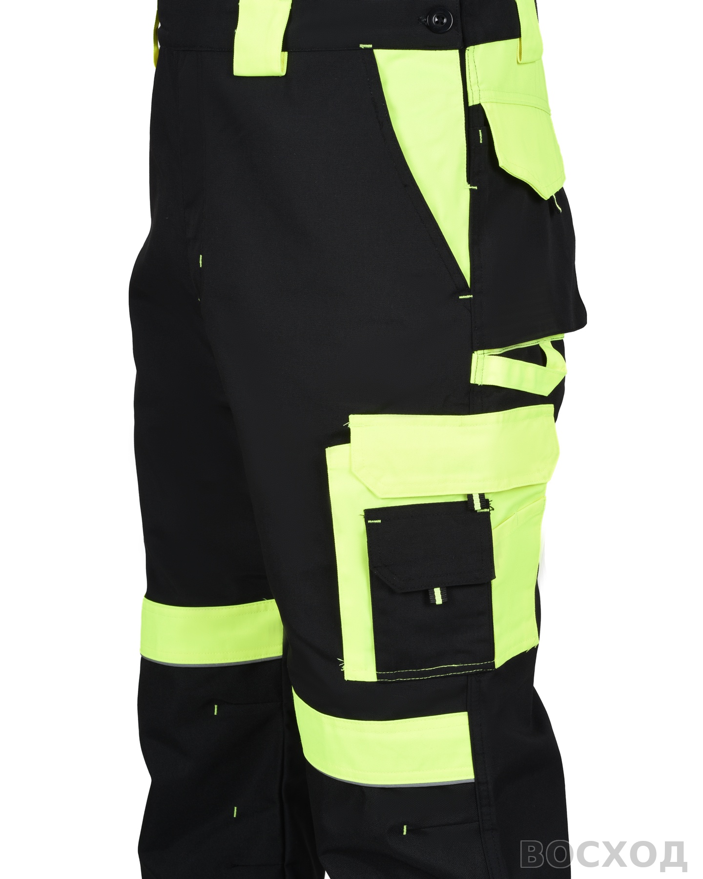 Полукомбинезон СИРИУС-ОНИКС черный с лимонным