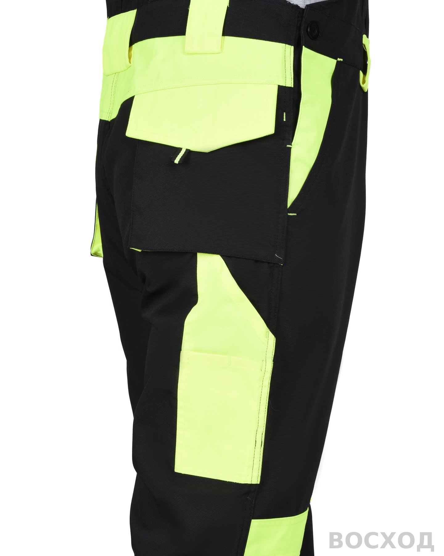 Полукомбинезон СИРИУС-ОНИКС черный с лимонным