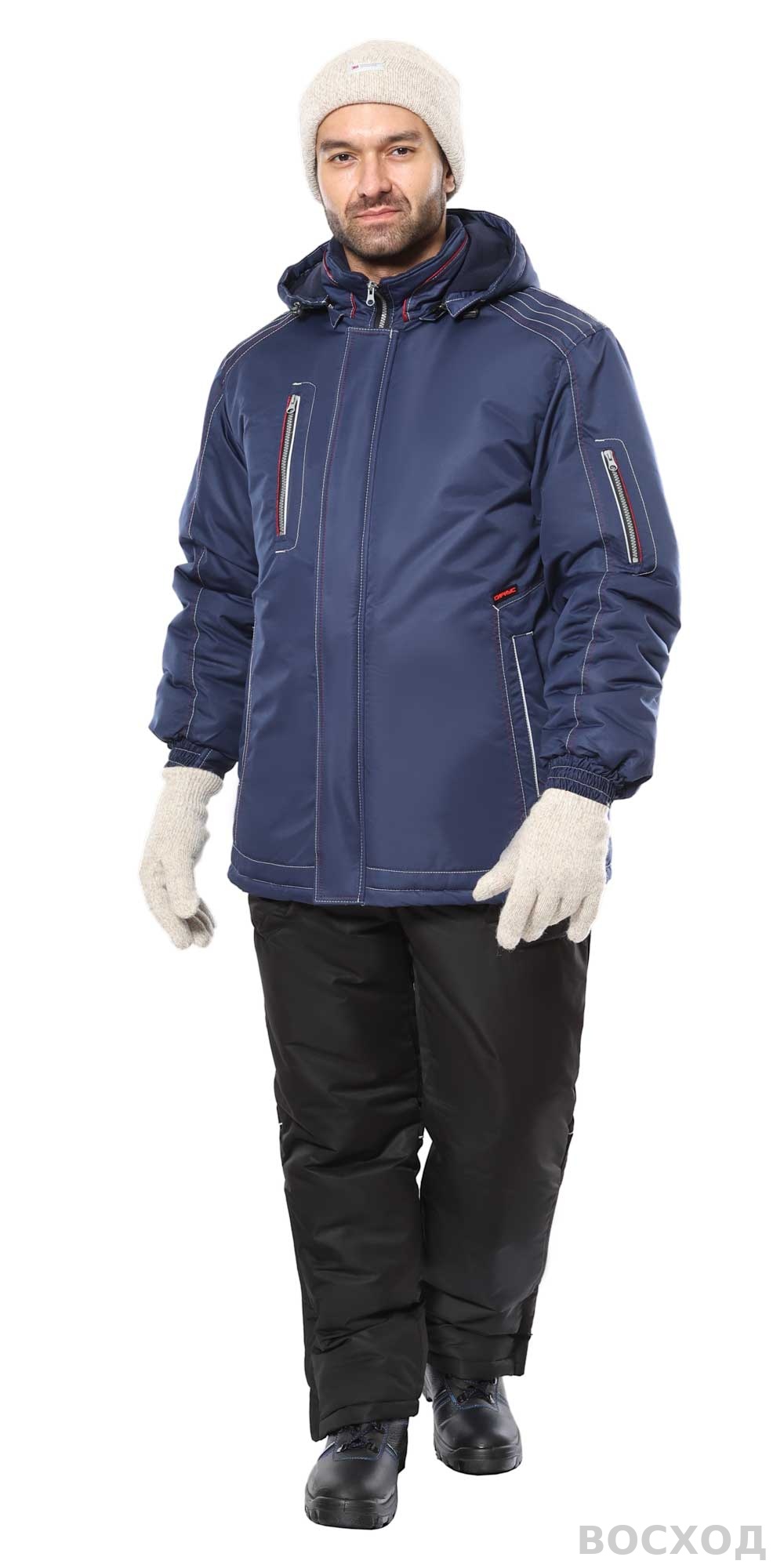 Костюм СИРИУС-АЛЕКС зимний: куртка, брюки, темно-, тк.Таслан