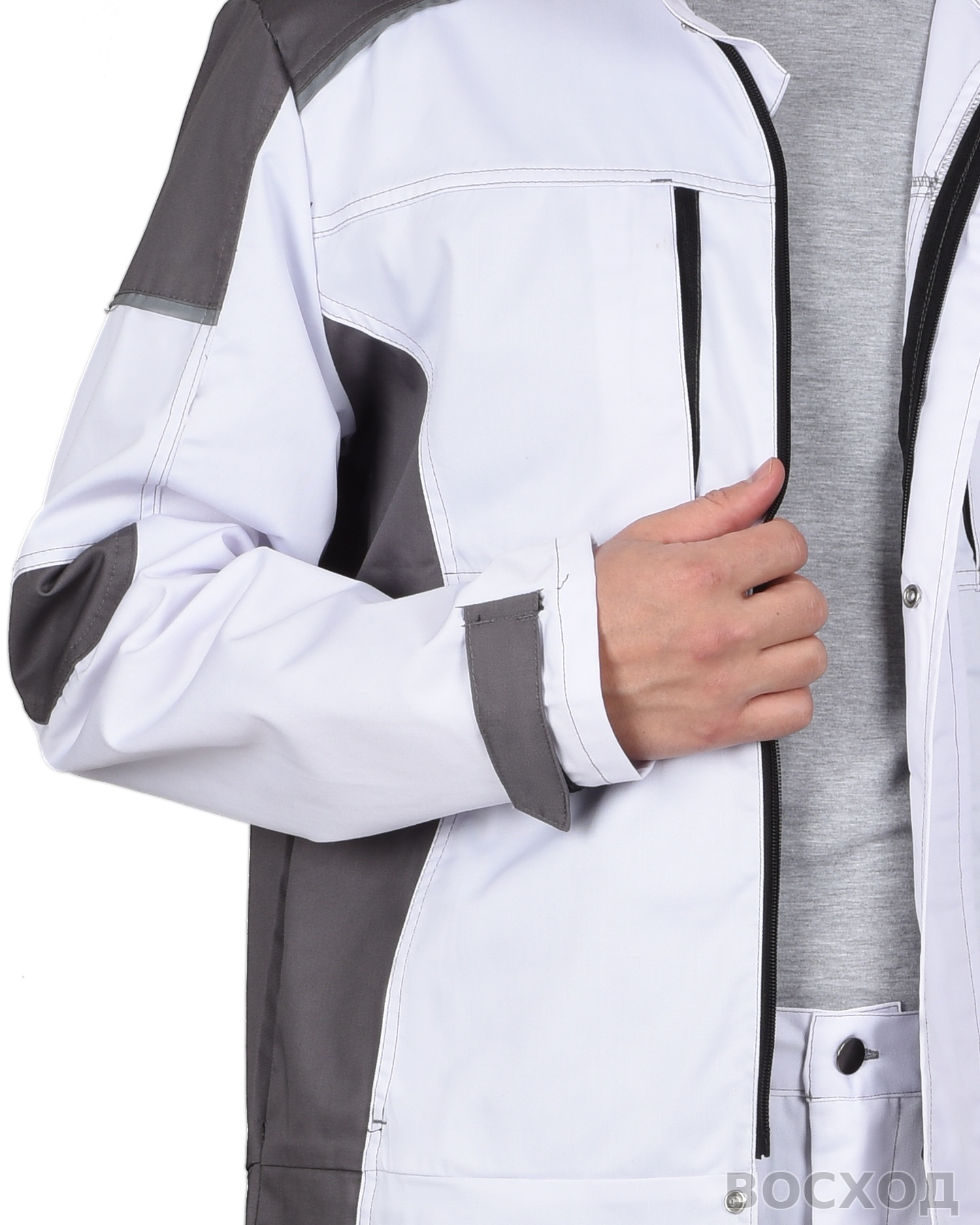 Куртка СИРИУС-ЦИТРИН со средне-серым