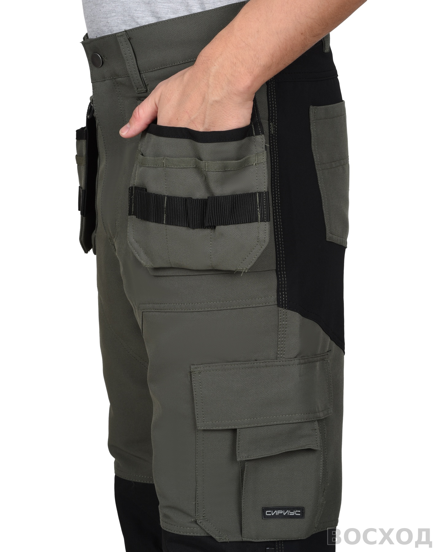 Костюм СИРИУС-ТРИТОН куртка, брюки с черным тк.Кошачий глаз