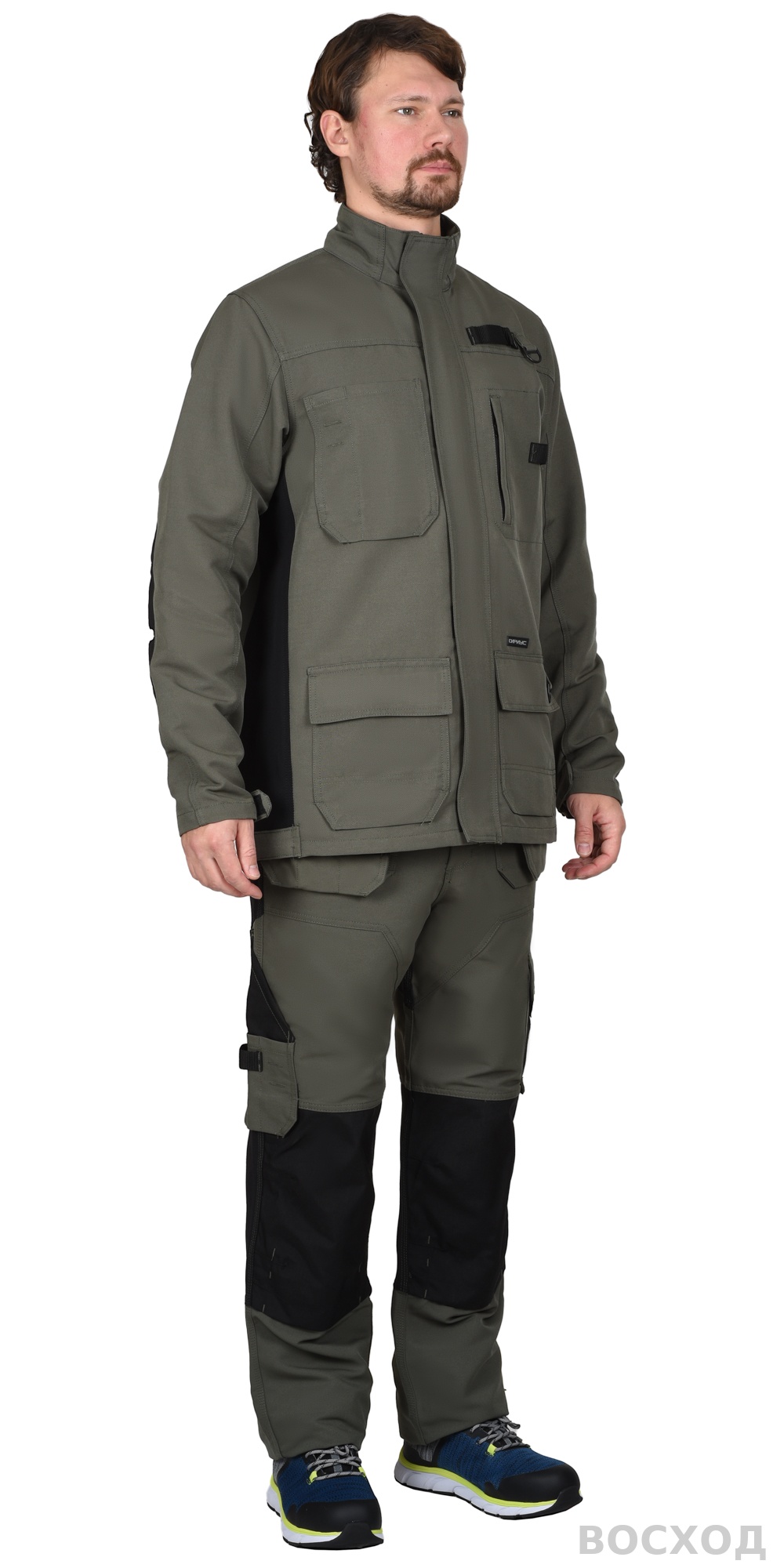 Костюм СИРИУС-ТРИТОН куртка, брюки с черным тк.Кошачий глаз