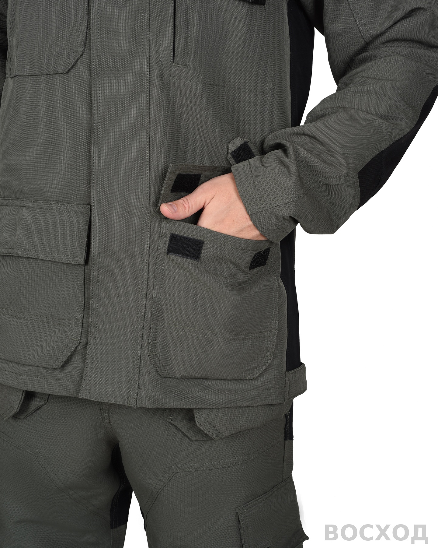 Костюм СИРИУС-ТРИТОН куртка, брюки с черным тк.Кошачий глаз