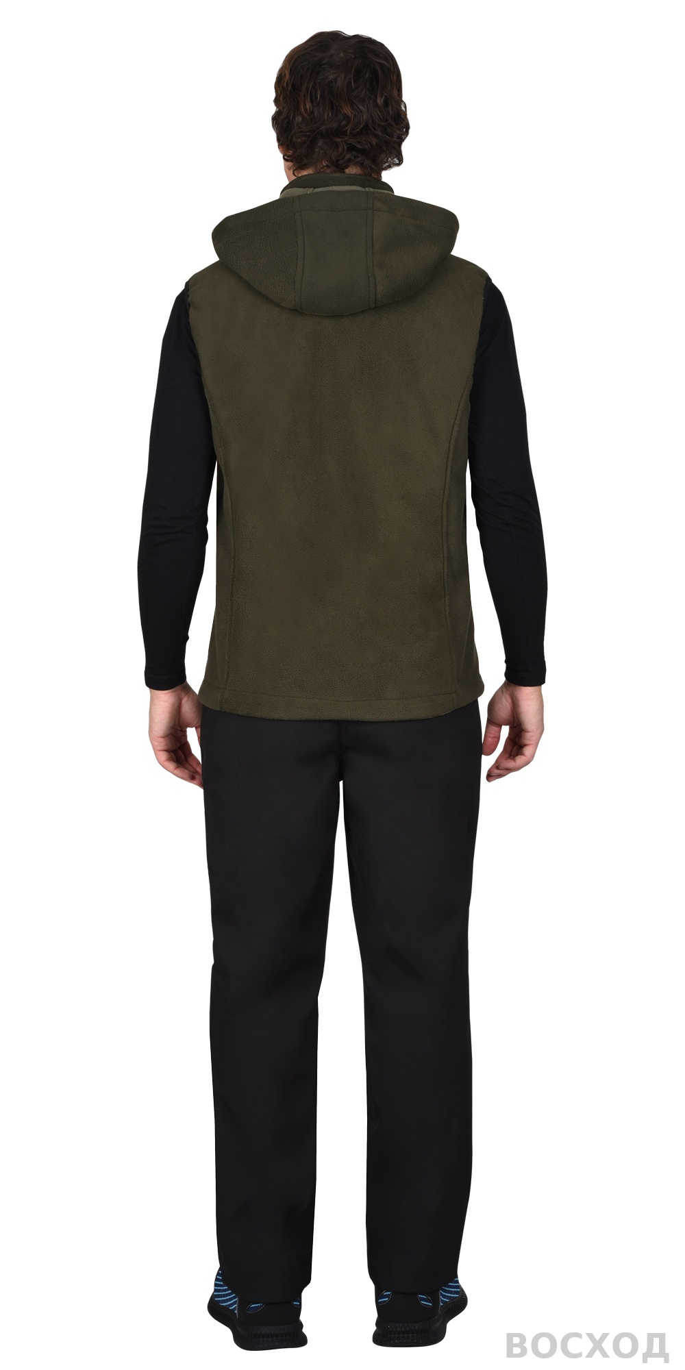 Жилет СИРИУС-ТЕХНО олива (флис дублированный)