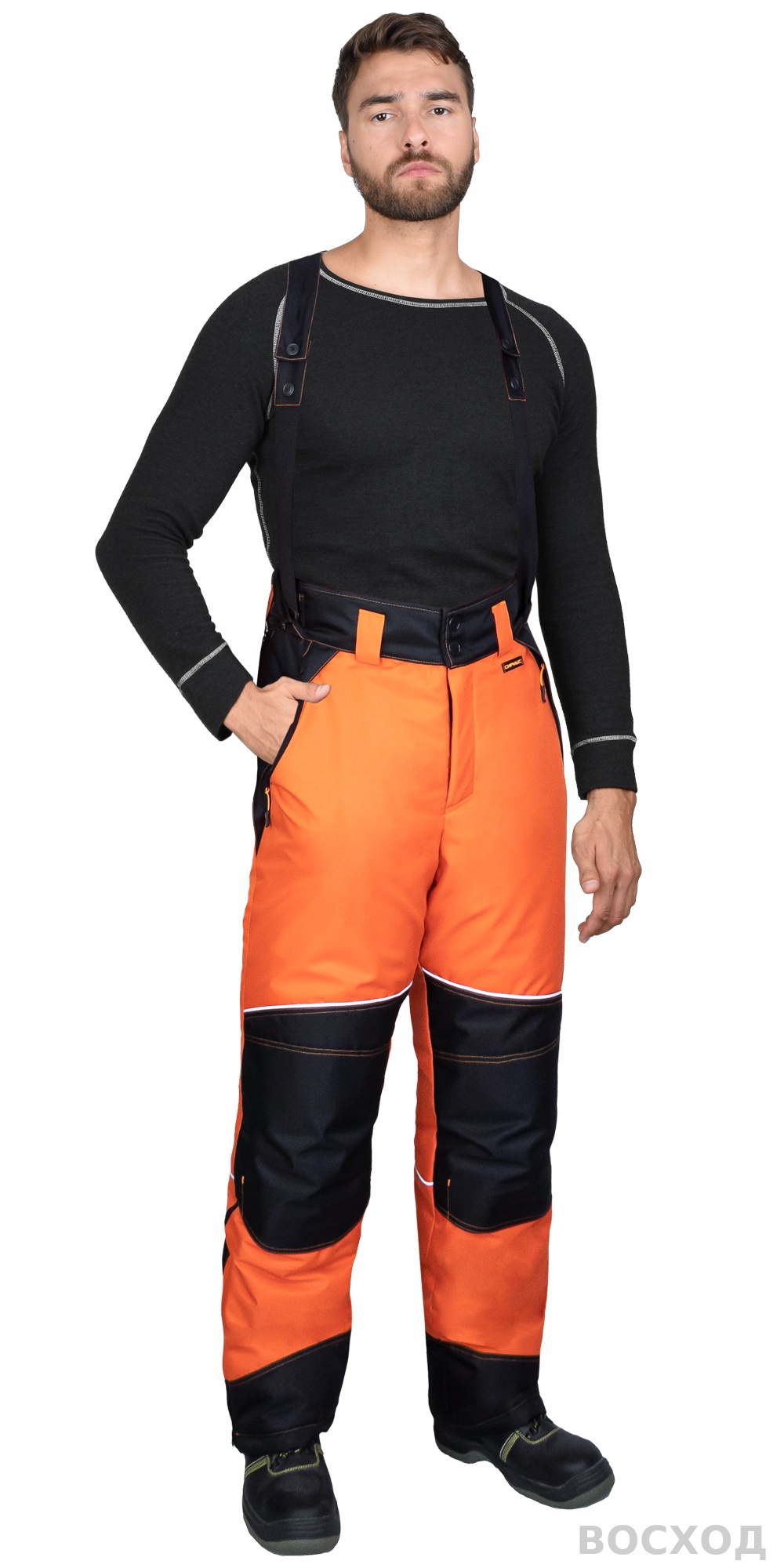 Костюм СИРИУС-АРКТИКА зимний, куртка дл., брюки, с чёрным