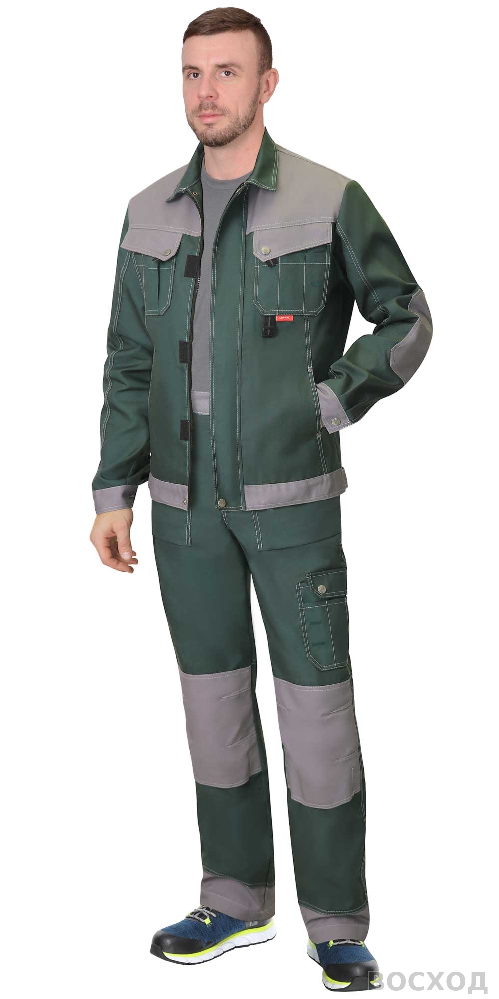 Костюм СИРИУС-ВЕСТ-ВОРК куртка, брюки со ср.серым