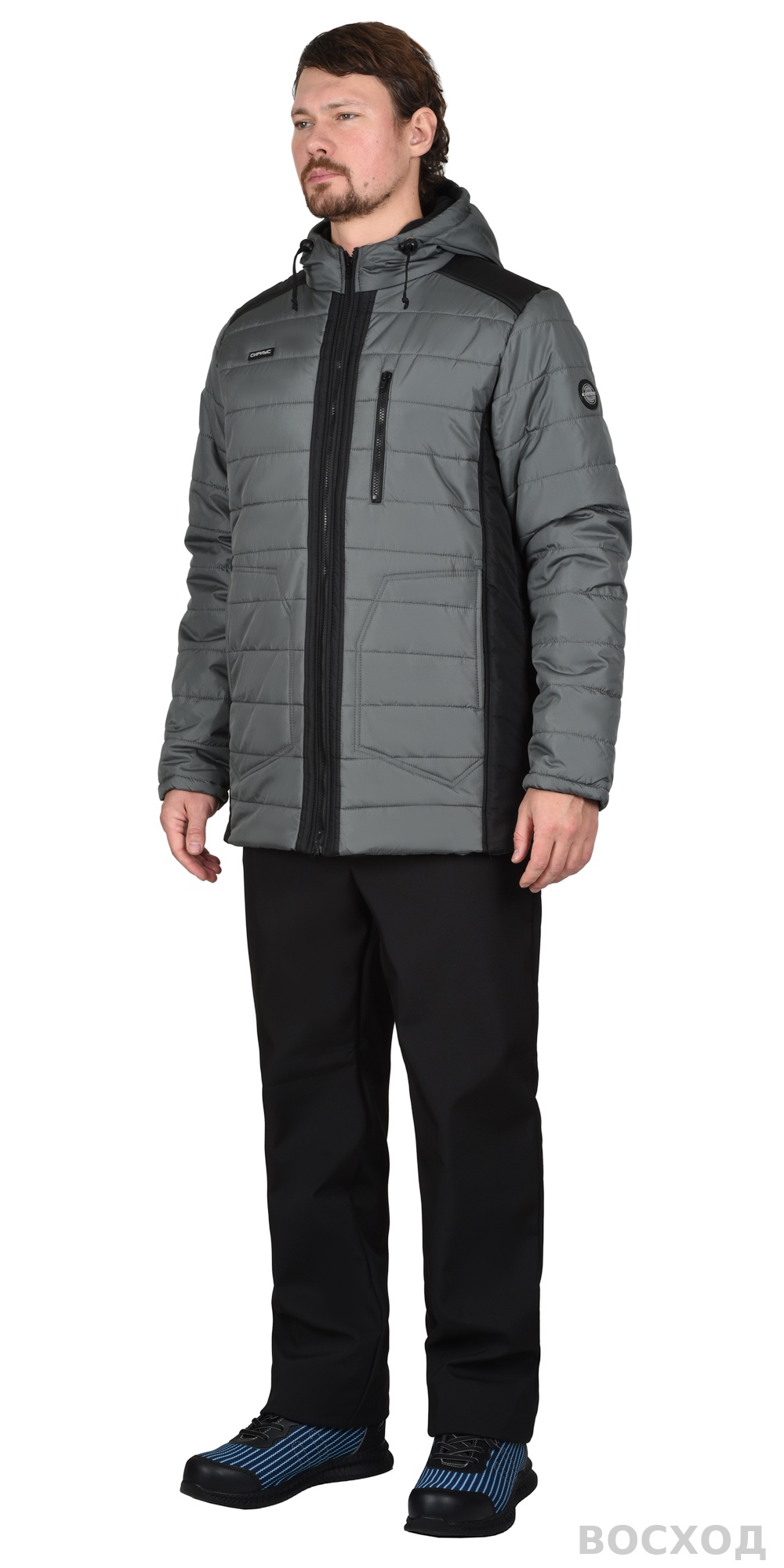 Куртка СИРИУС-УРБАН серая с черным