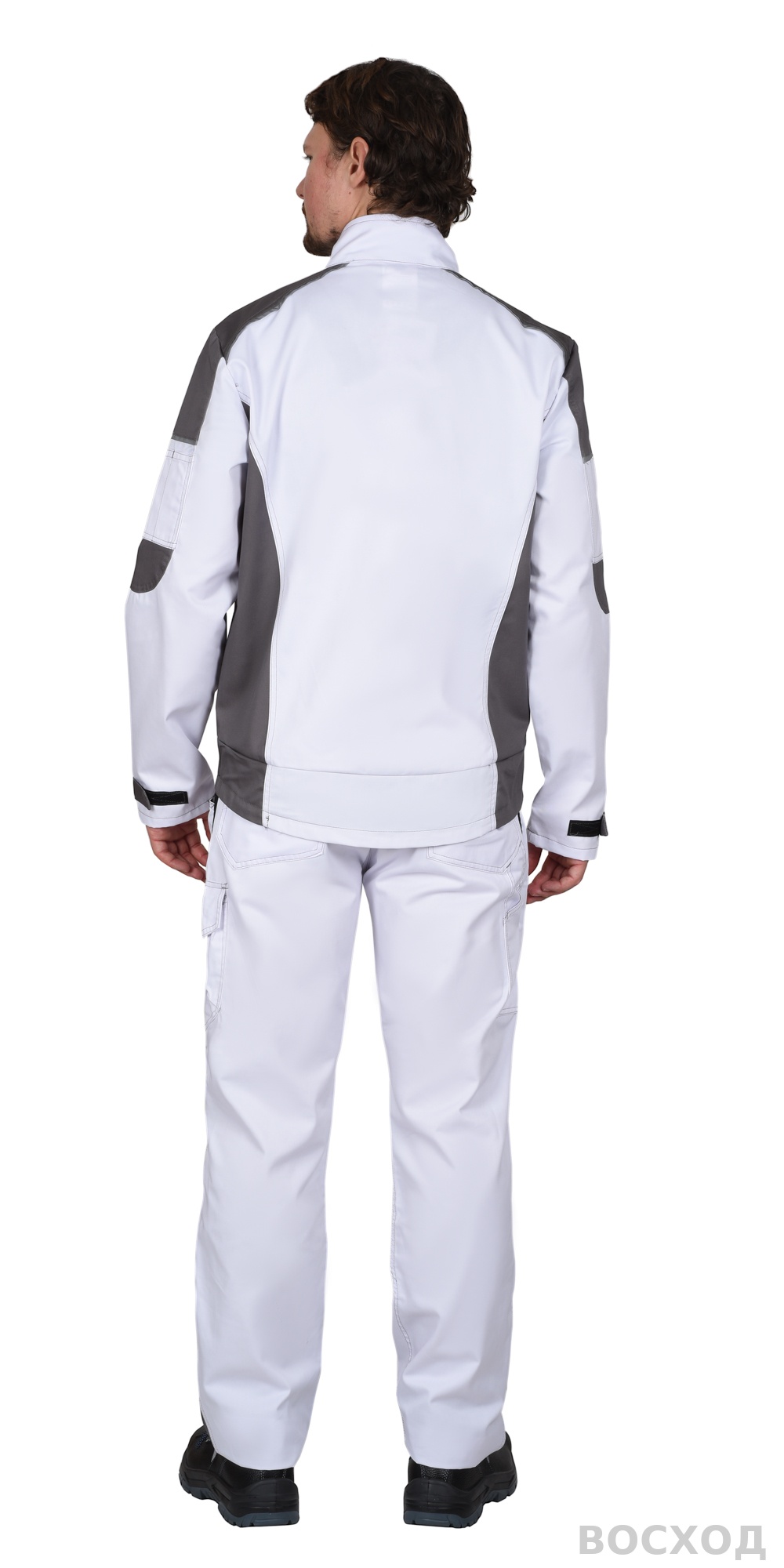 Костюм СИРИУС-ЦИТРИН куртка, п/к со средне-серым