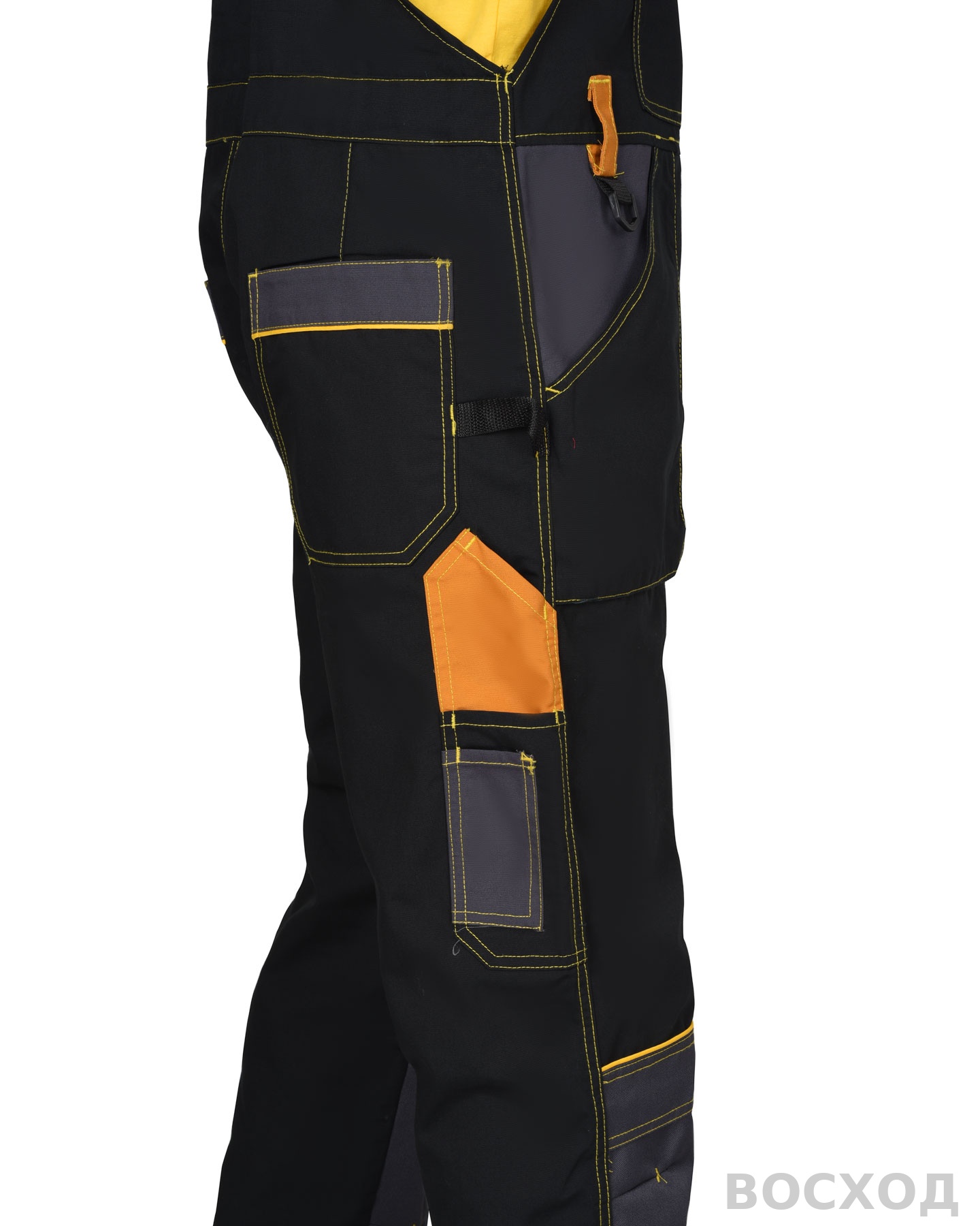 Полукомбинезон СИРИУС-АГАТ черный с темно-серым