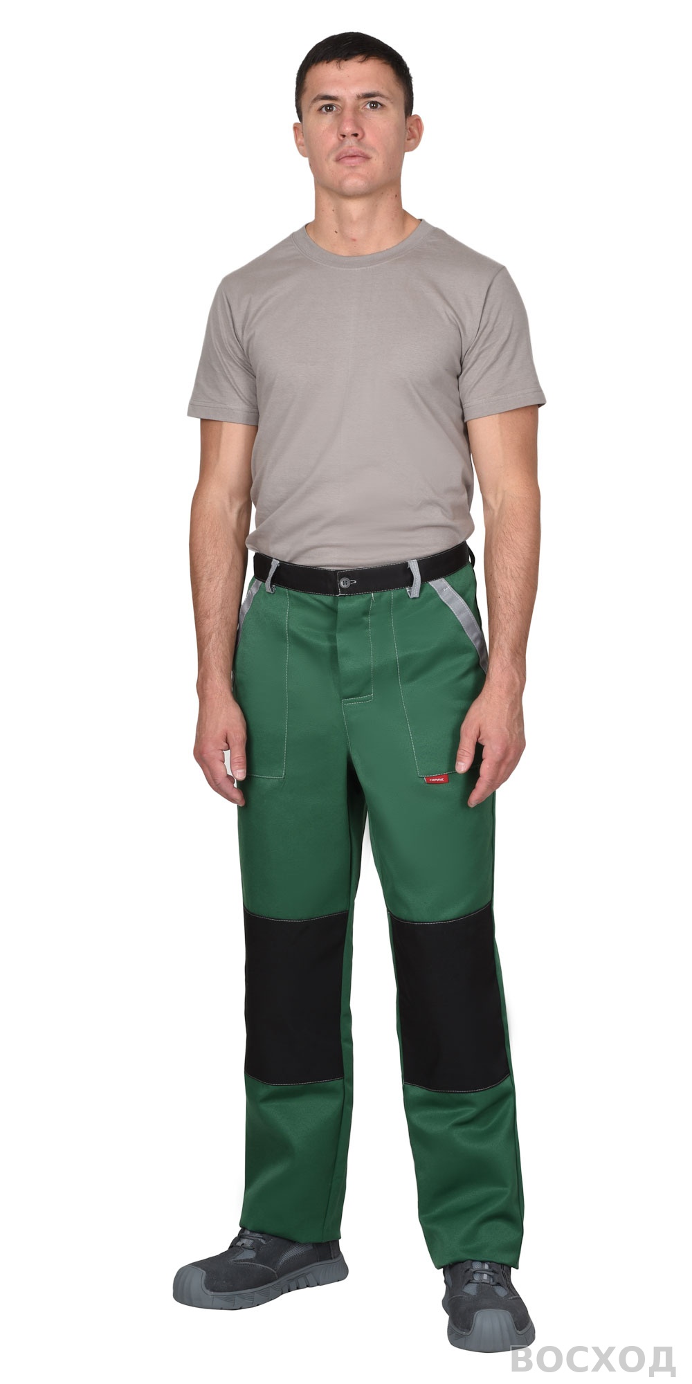 Костюм СИРИУС-АСПЕКТ куртка длин., брюки со светло-серым и черной отделкой