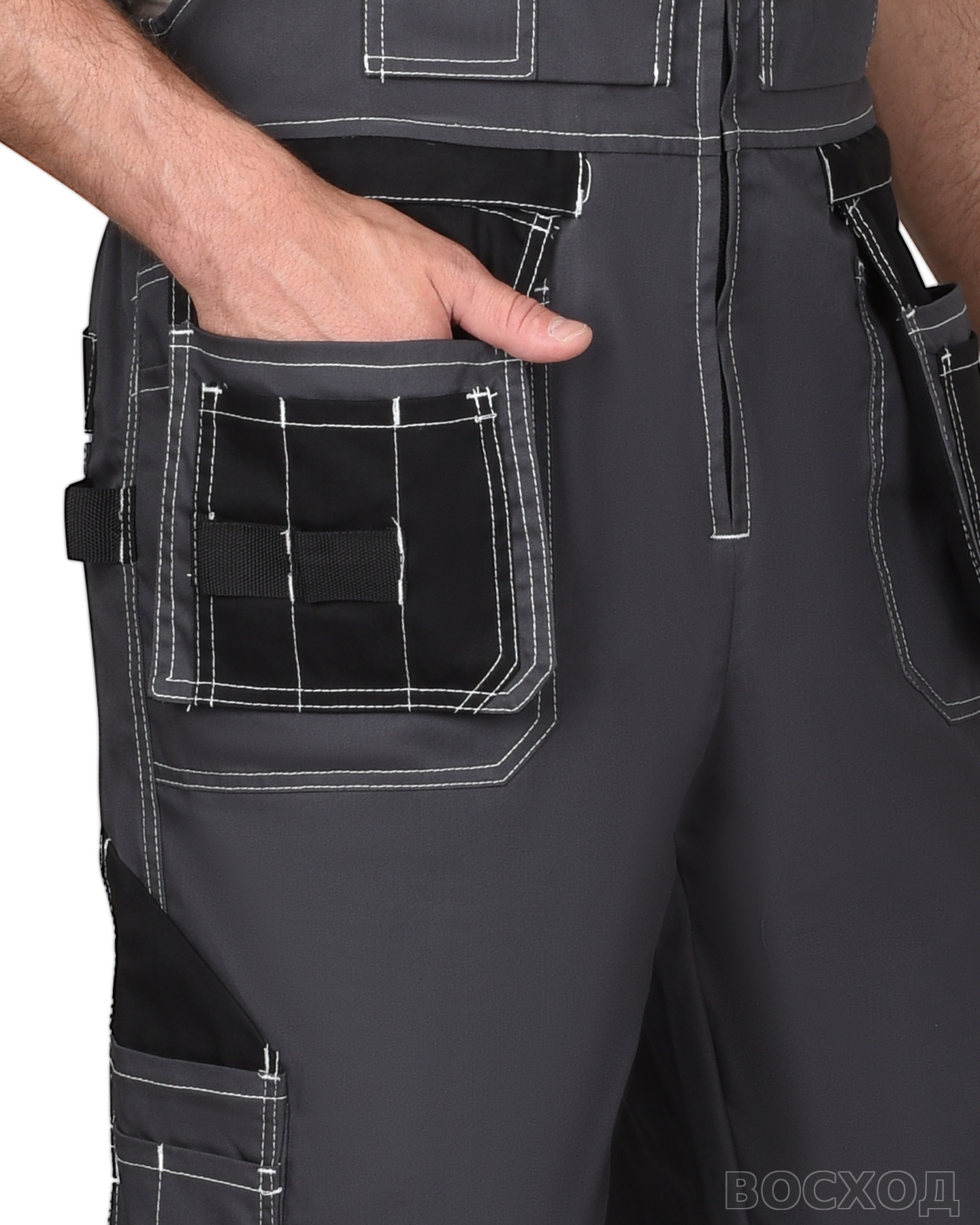 Полукомбинезон СИРИУС-ПРЕСТИЖ-Л темно- с черным