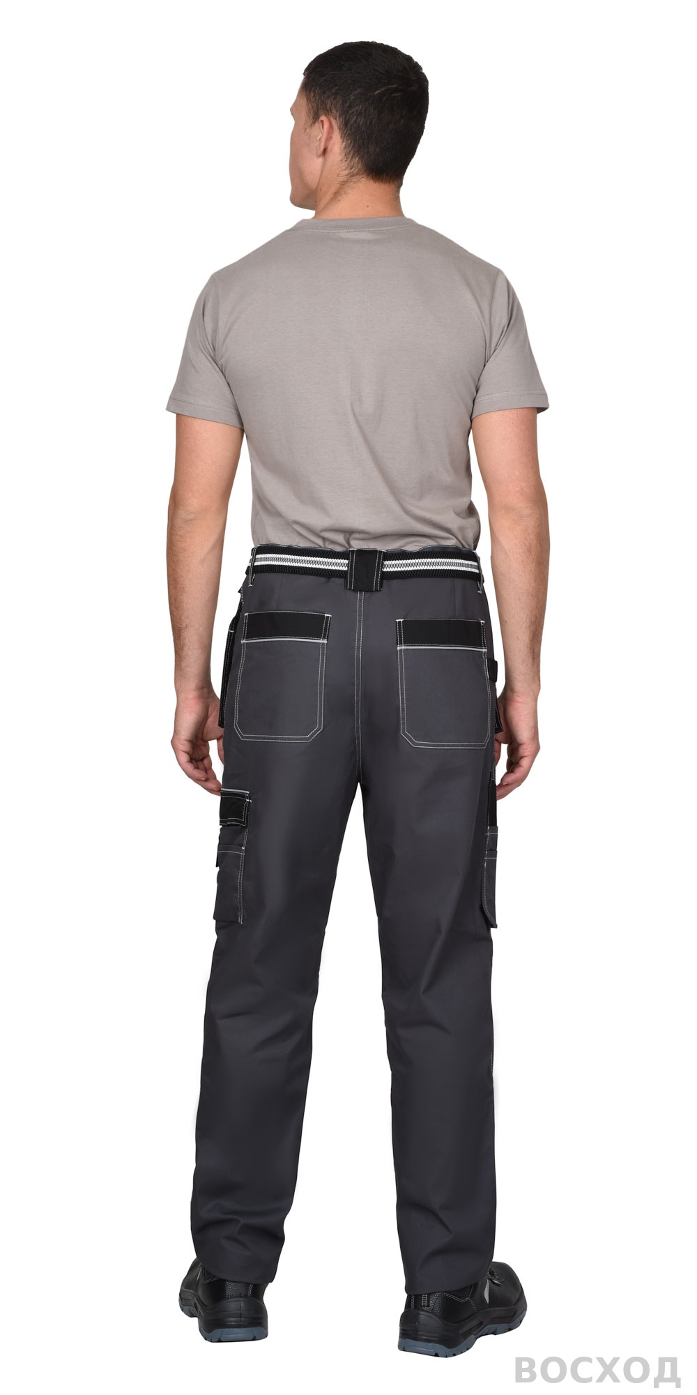 Брюки СИРИУС-ПРЕСТИЖ-Л темно- с черным