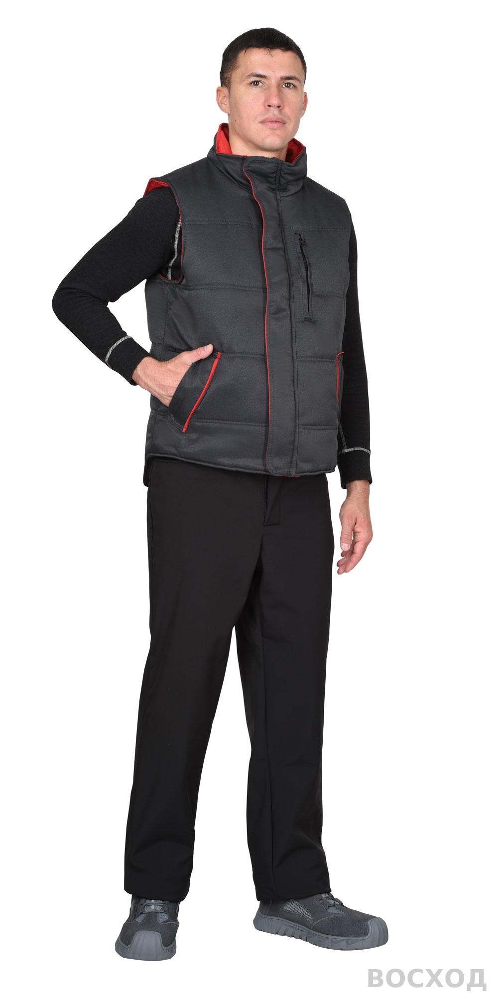 Жилет СИРИУС-ПРОФИ утеплённый, темно