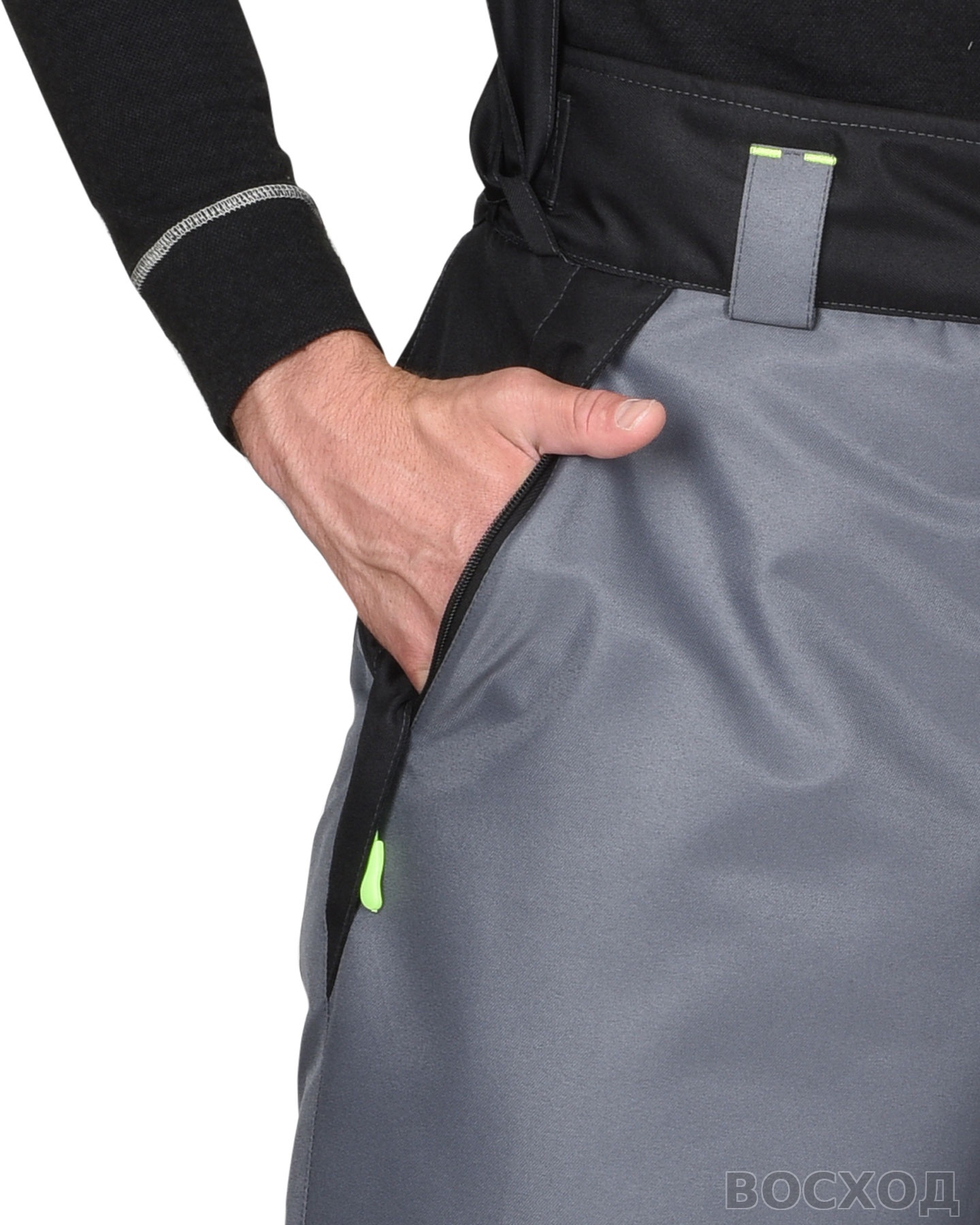 Костюм СИРИУС-АРКТИКА зимний, куртка дл., брюки, средне- с черным