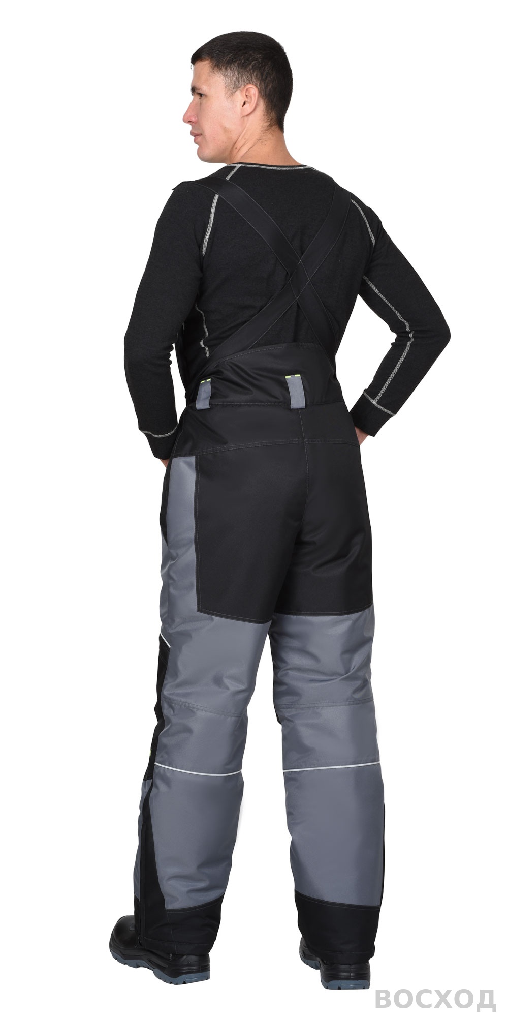 Костюм СИРИУС-АРКТИКА зимний, куртка дл., брюки, средне- с черным