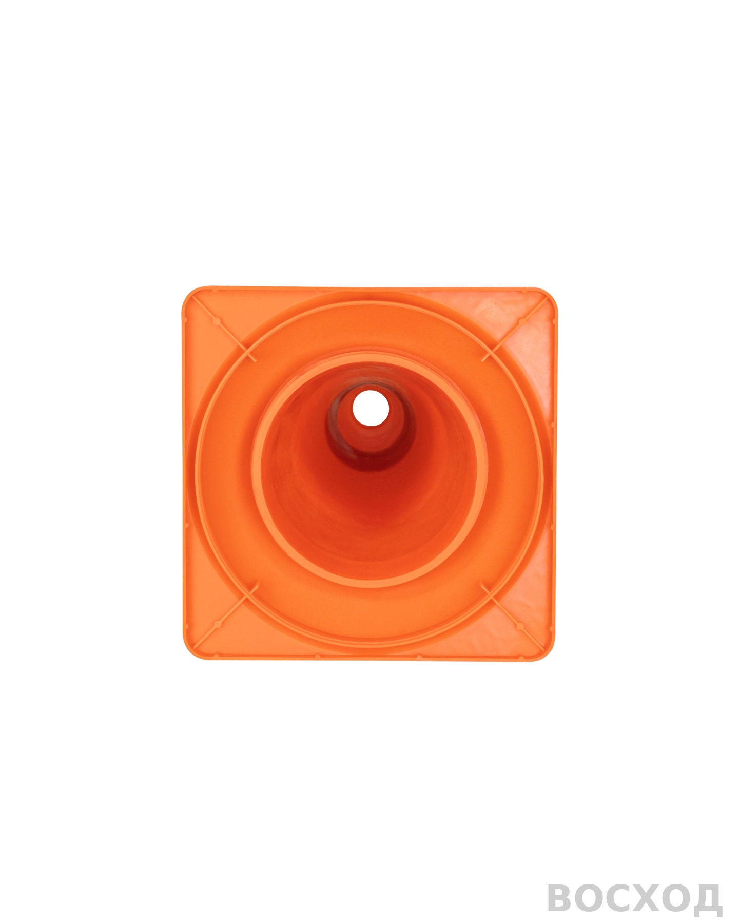 Конус сигнальный дорожный КС-2.5 520 мм мягкий с белой полосой и СОП