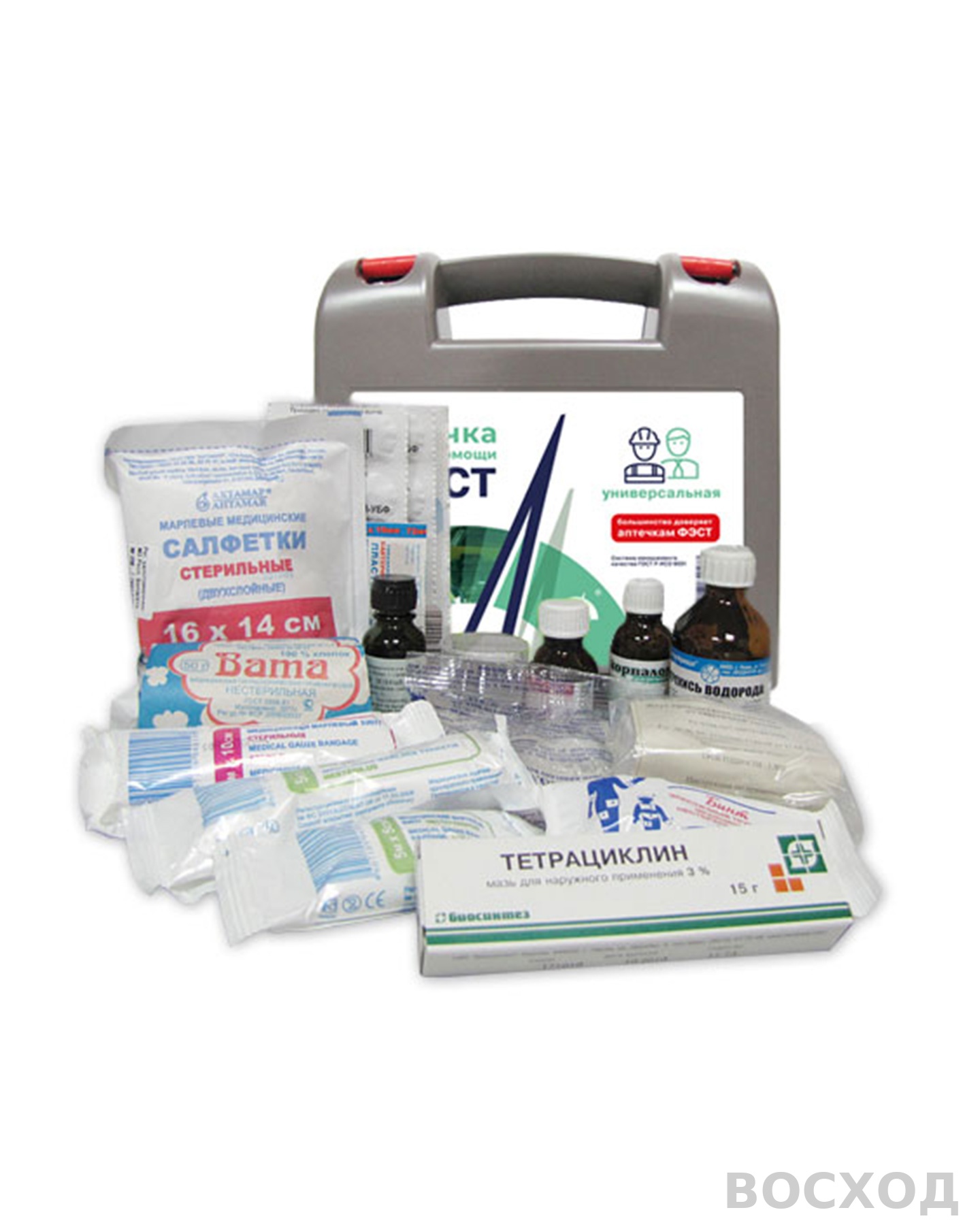 Аптечка ФЭСТ универсальная (футляр-полистирол), арт.1644 (х18)